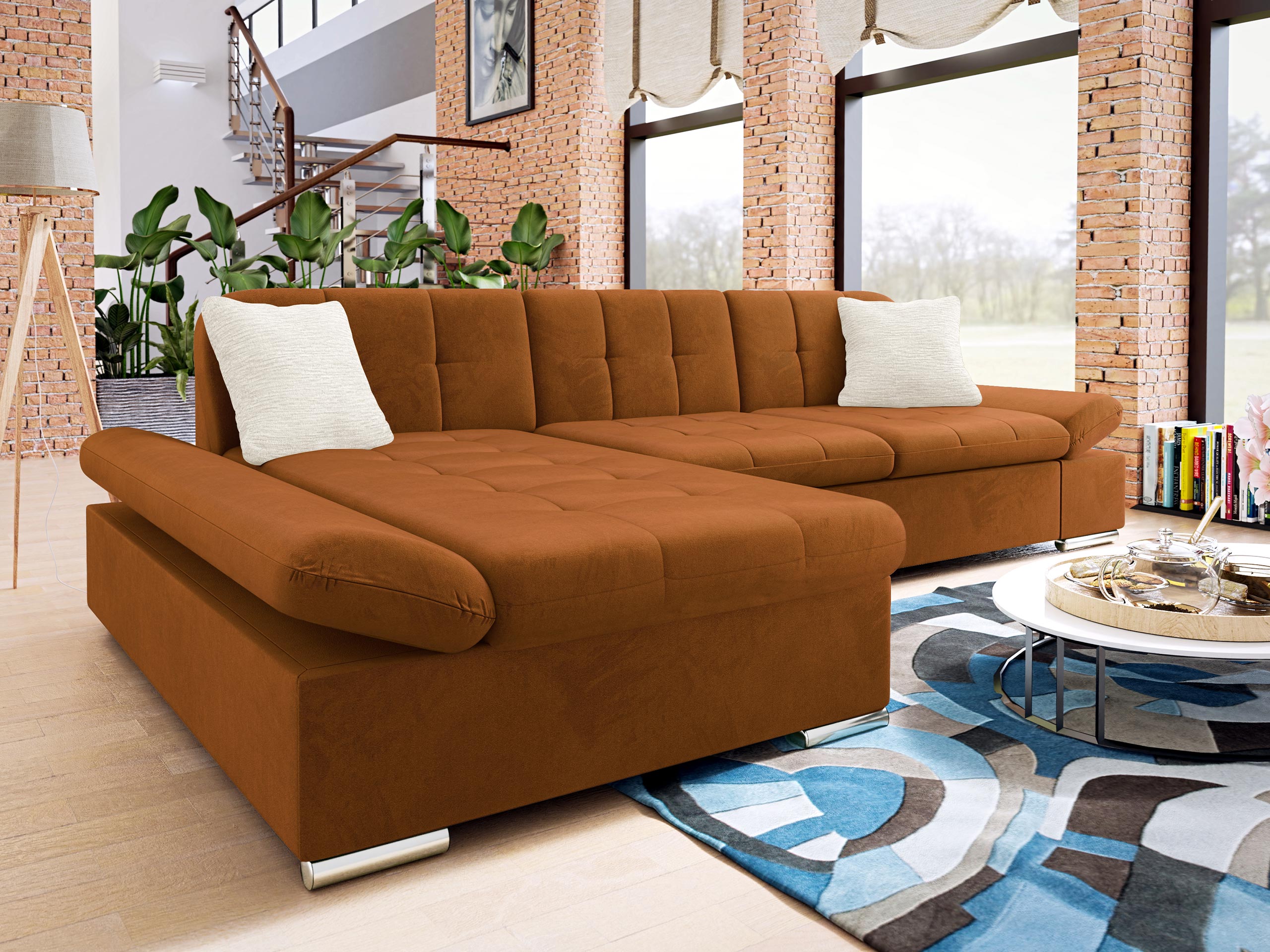 Horn­sófi Comfivo Sanitas II (Piano 21 + Mokka 03)