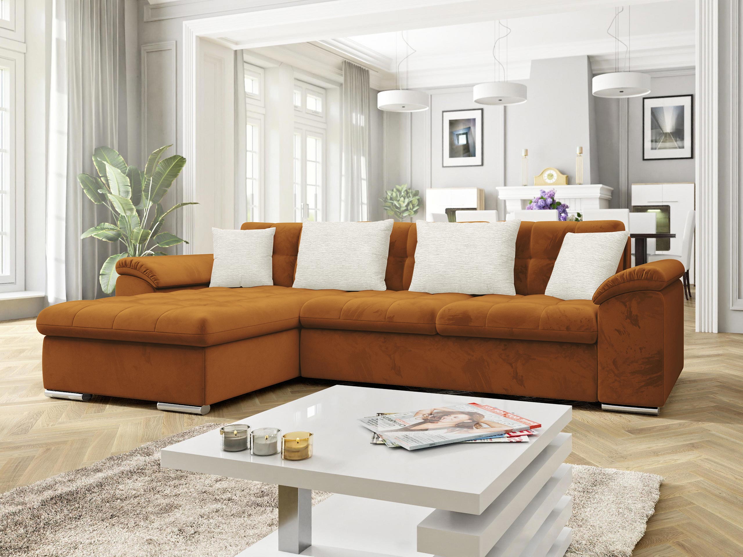 Horn­sófi Comfivo Mica II (Piano 21 + Mokka 03)