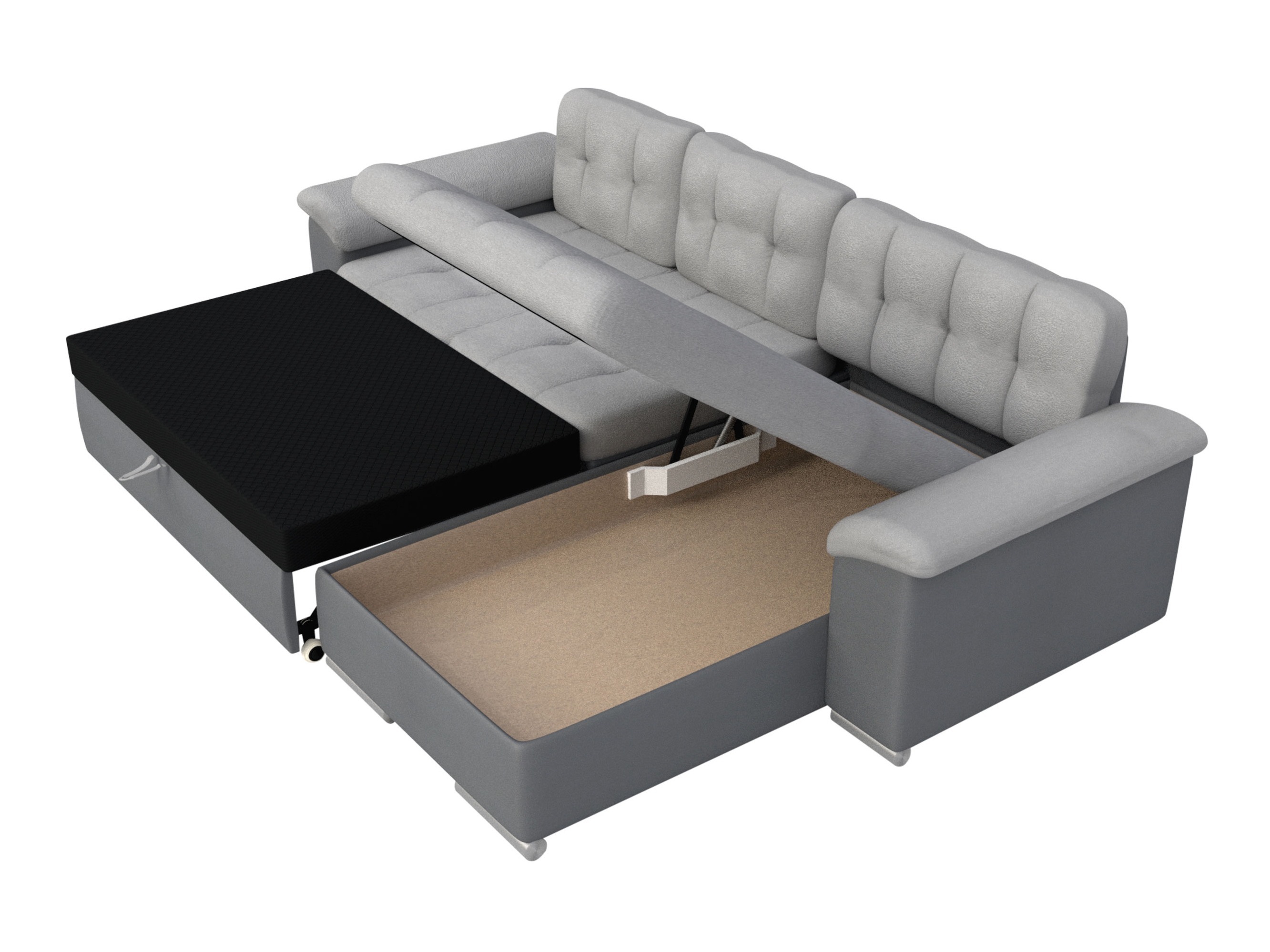Horn­sófi Comfivo Mica II (Piano 21 + Mokka 03)