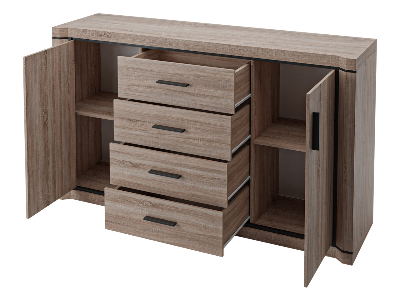 Stofusett Lorelie 124 (Truffla eik)