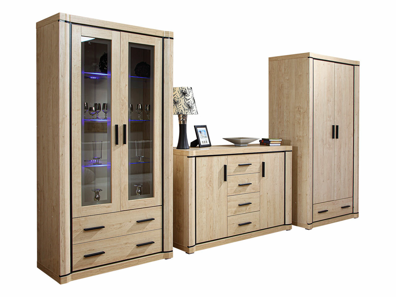 Stofusett Lorelie 125 (Sonoma-eik)