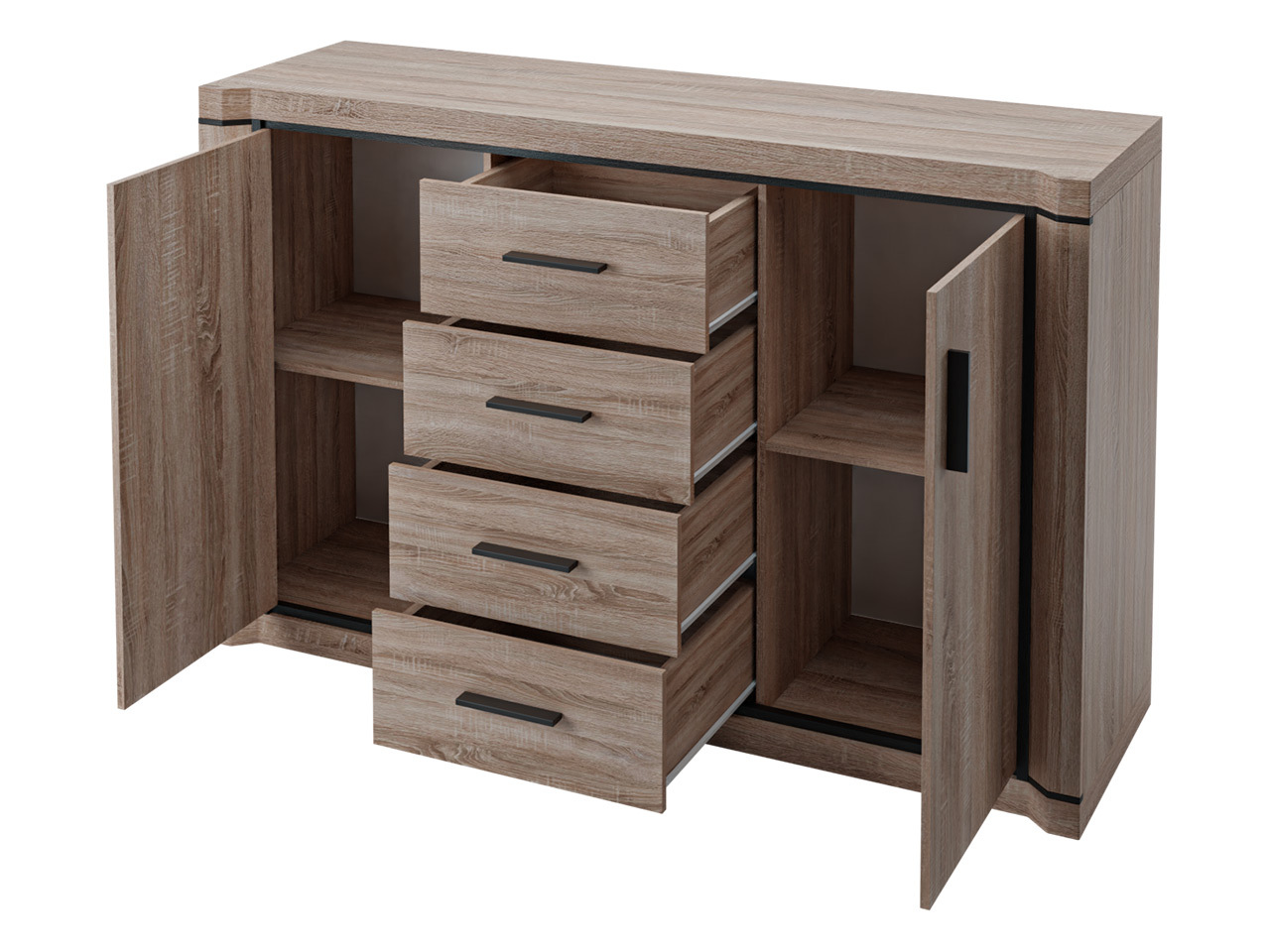 Stofusett Lorelie 125 (Truffla eik)