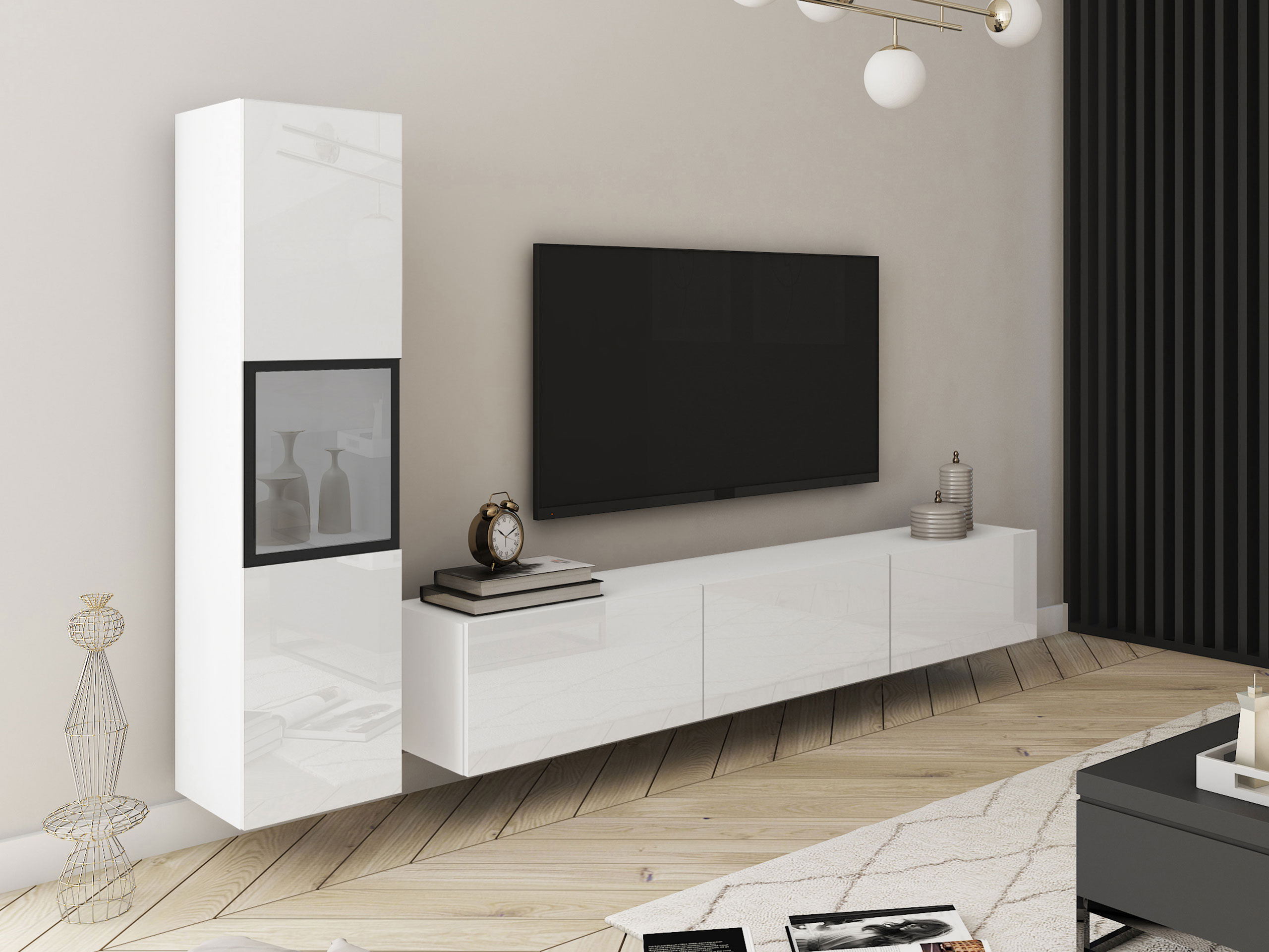 Stofusett Sarasota 192 (Hvítur + Hvítt háglans)