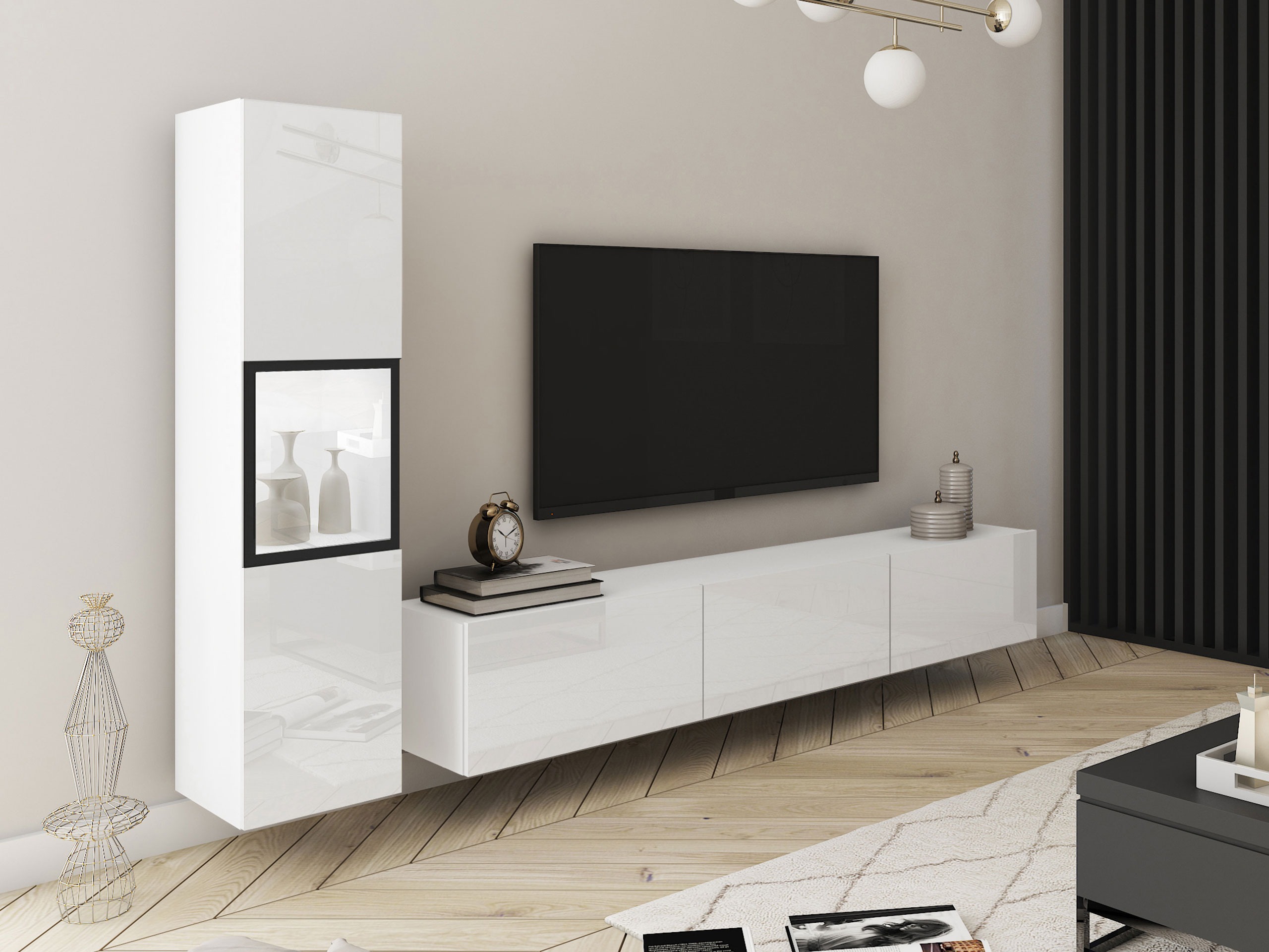 Stofusett Sarasota 192 (Hvítur + Hvítt háglans)