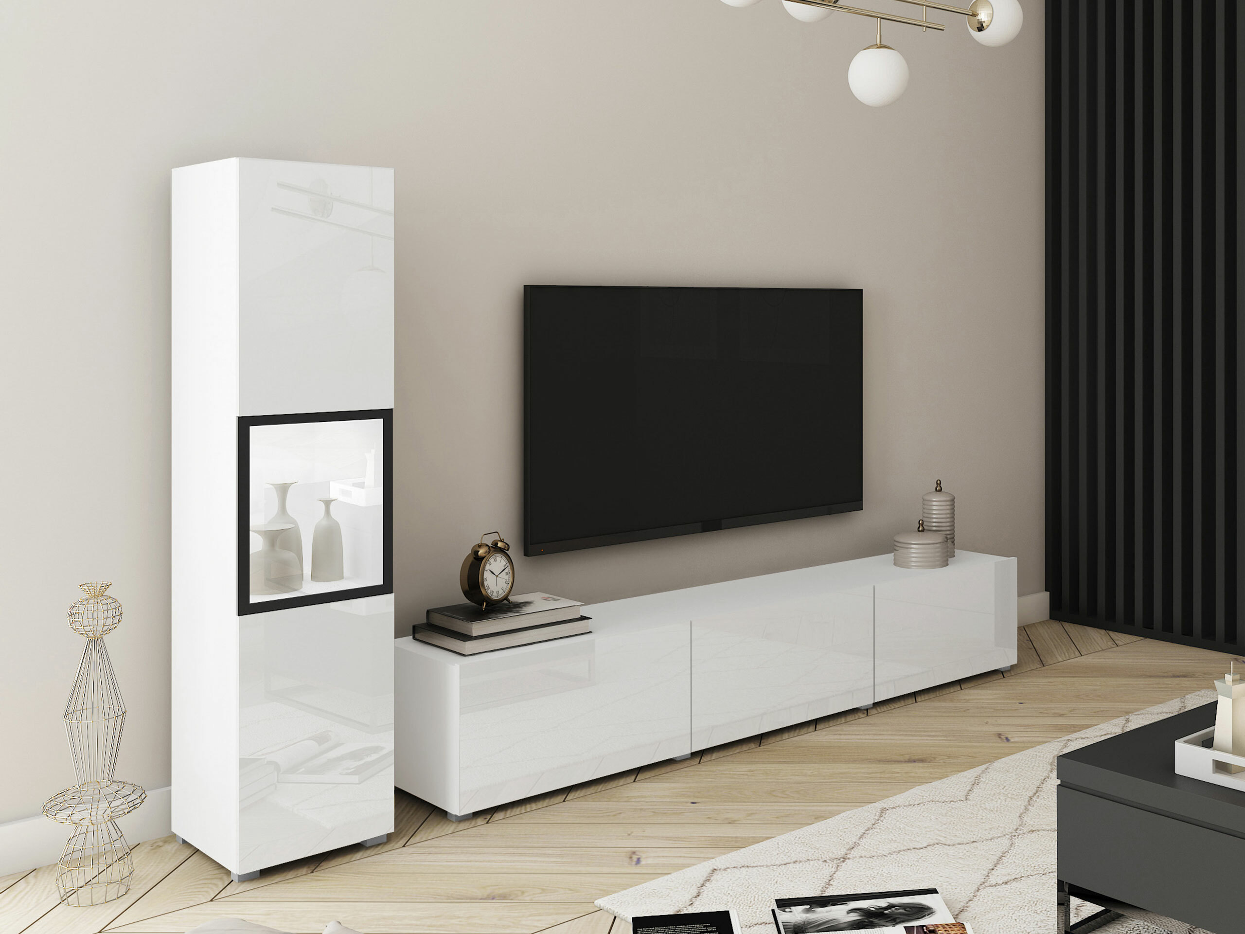 Stofusett Sarasota 192 (Hvítur + Hvítt háglans)