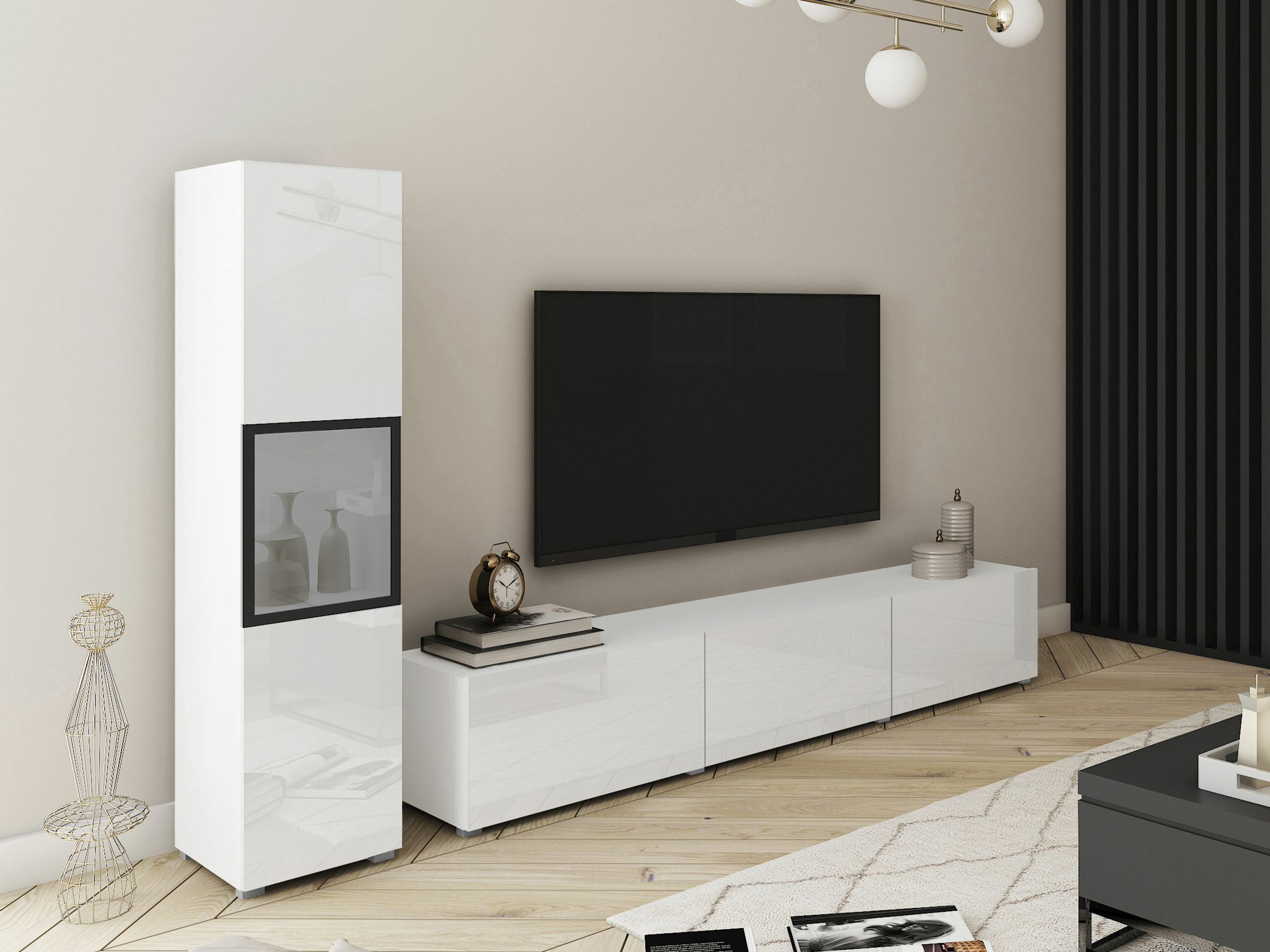 Stofusett Sarasota 192 (Hvítur + Hvítt háglans)