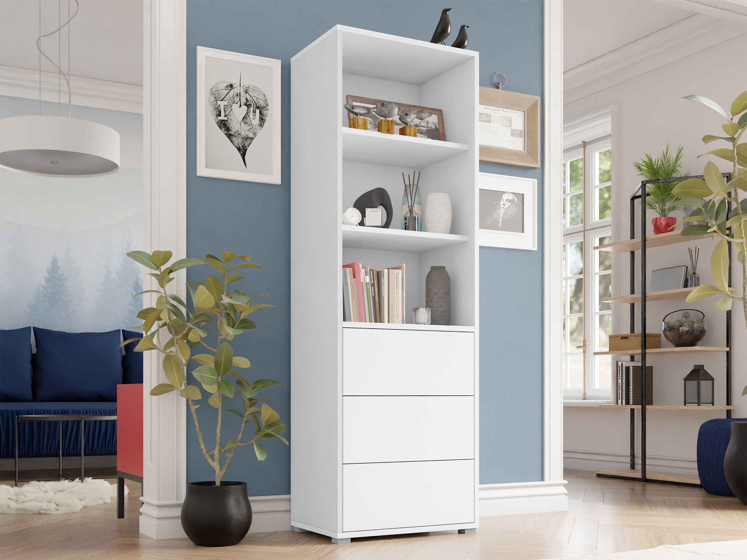 Bókahilla Comfivo Tutela (Hvítur)