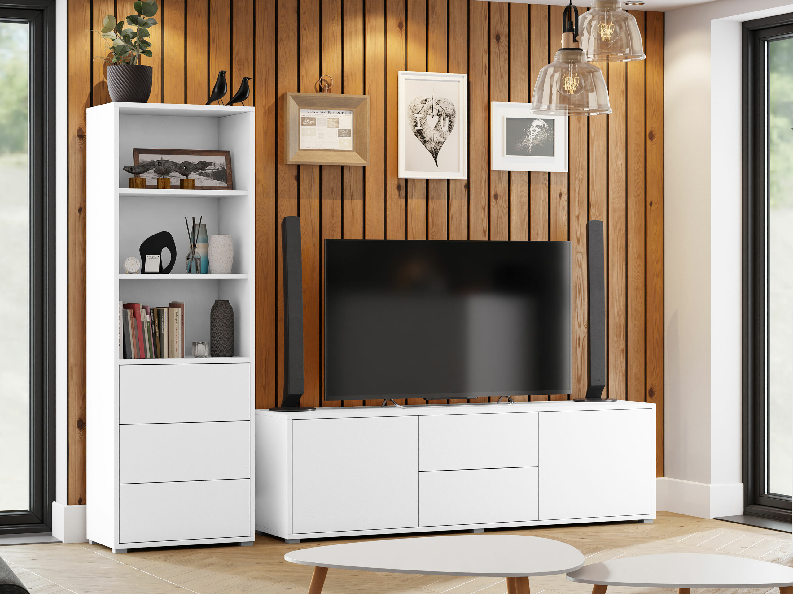 Stofusett Comfivo Tutela IV (Hvítur)