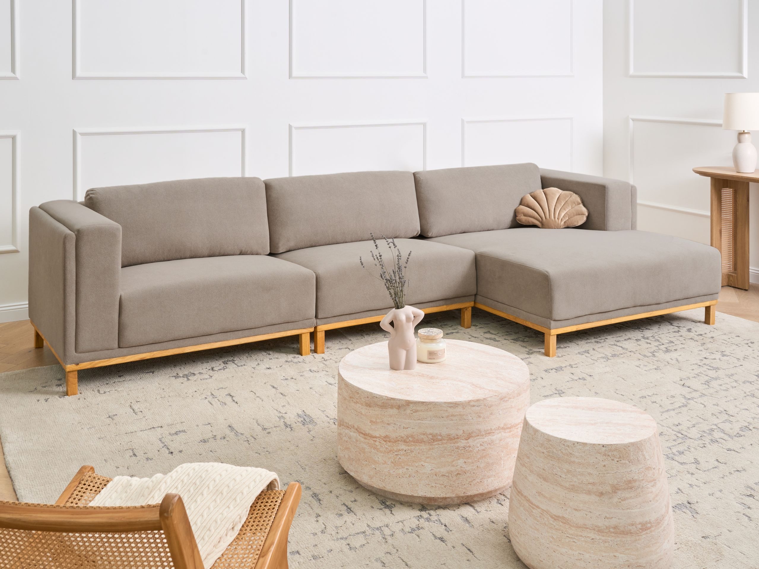 Horn­sófi Berwyn 2892 (Taupe)