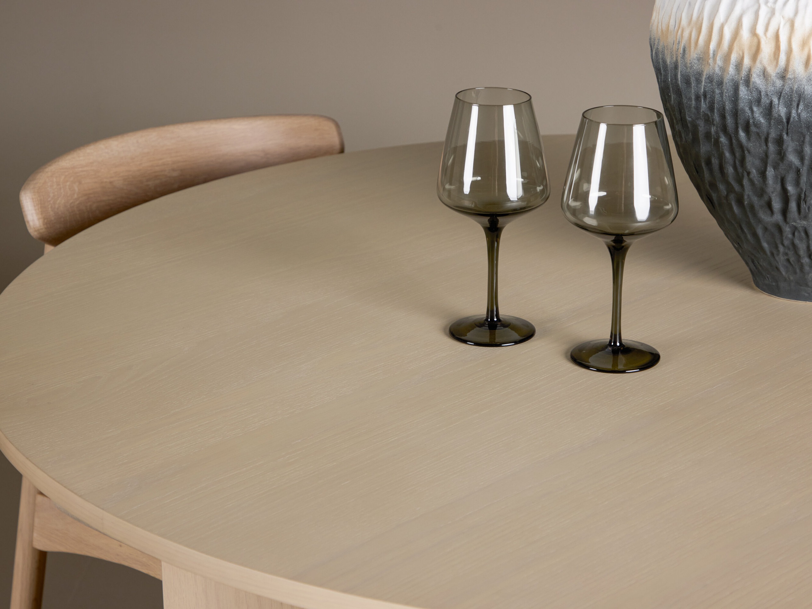 Borðstofusett Dallas 4986 (Ljós viður)
