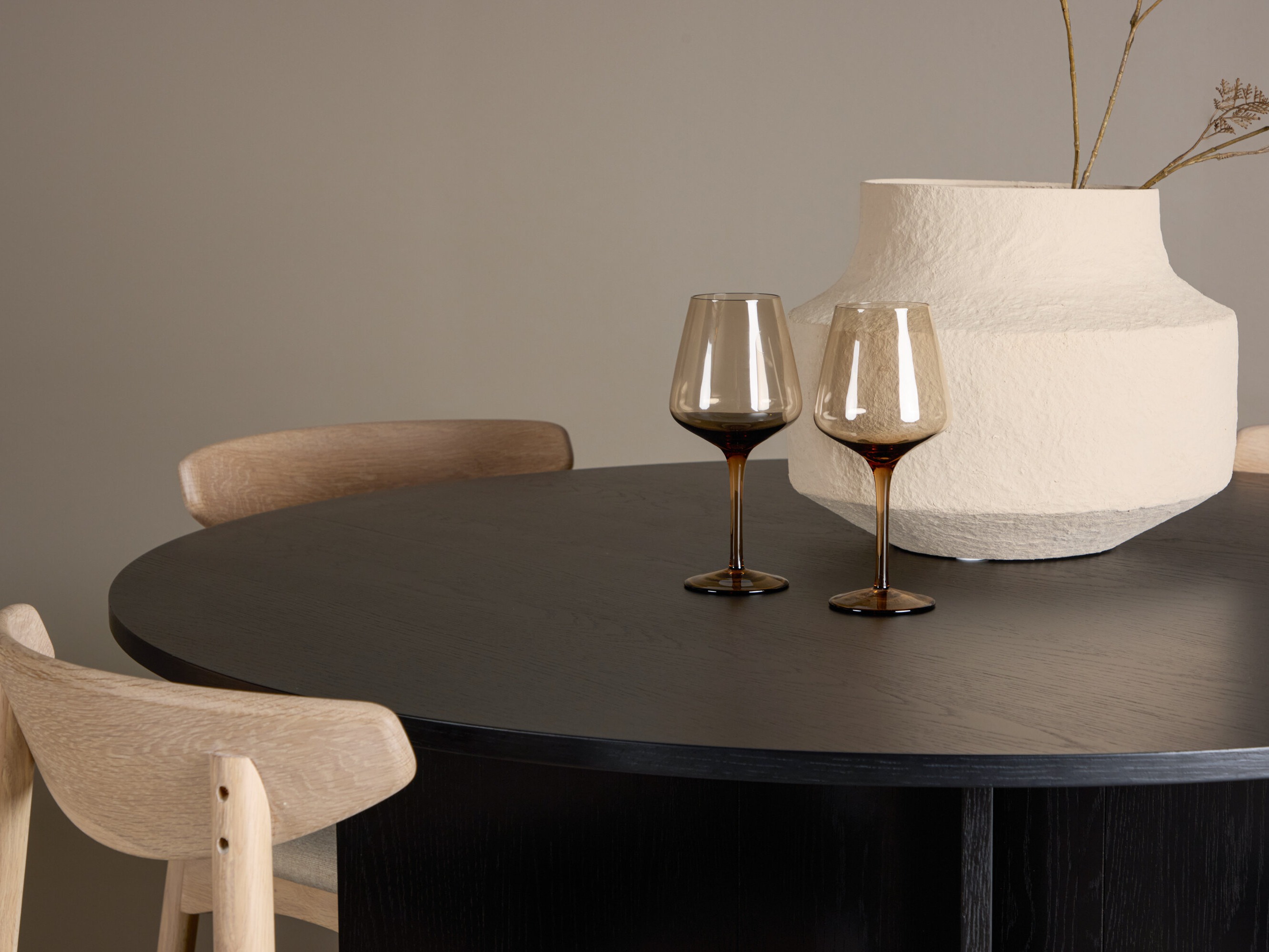 Borðstofusett Dallas 4986 (Svartur)