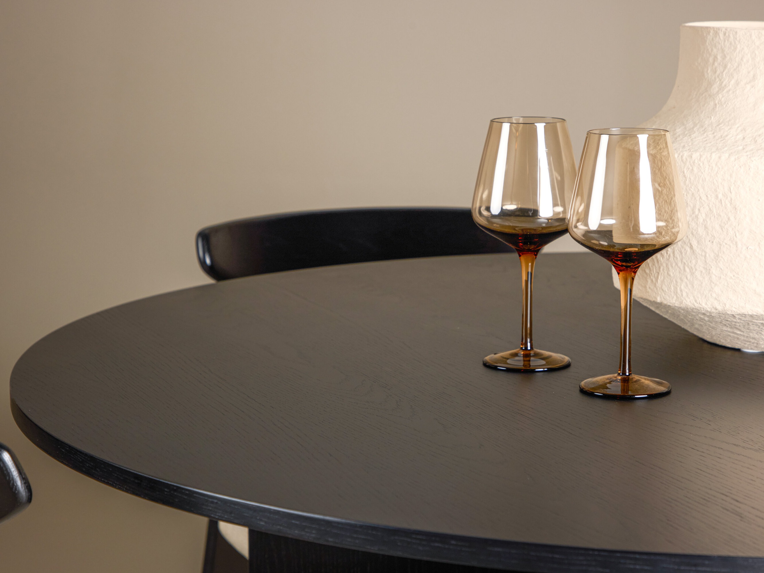 Borðstofusett Dallas 4986 (Svartur)
