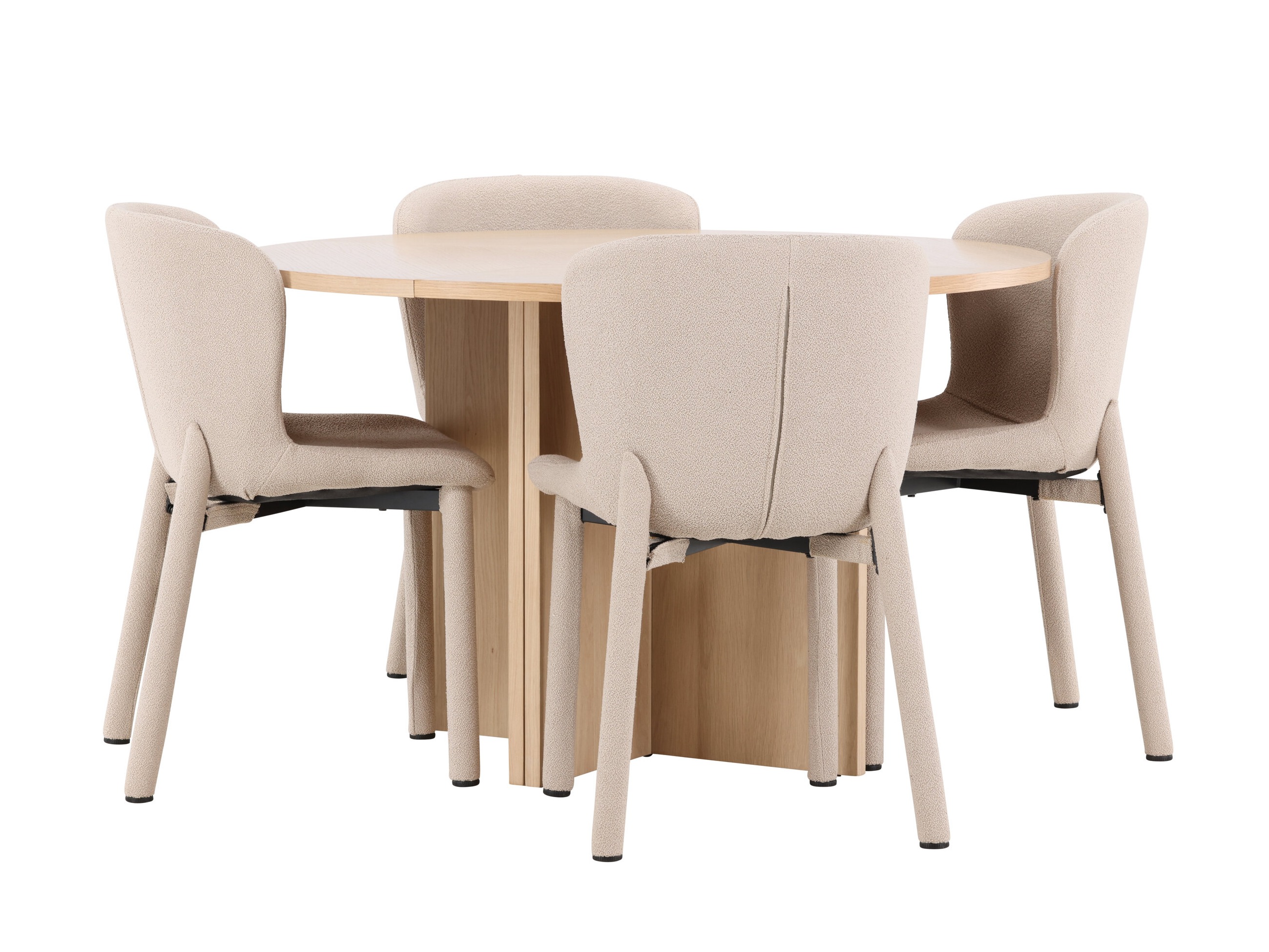 Borðstofusett Dallas 4988 (Eik)