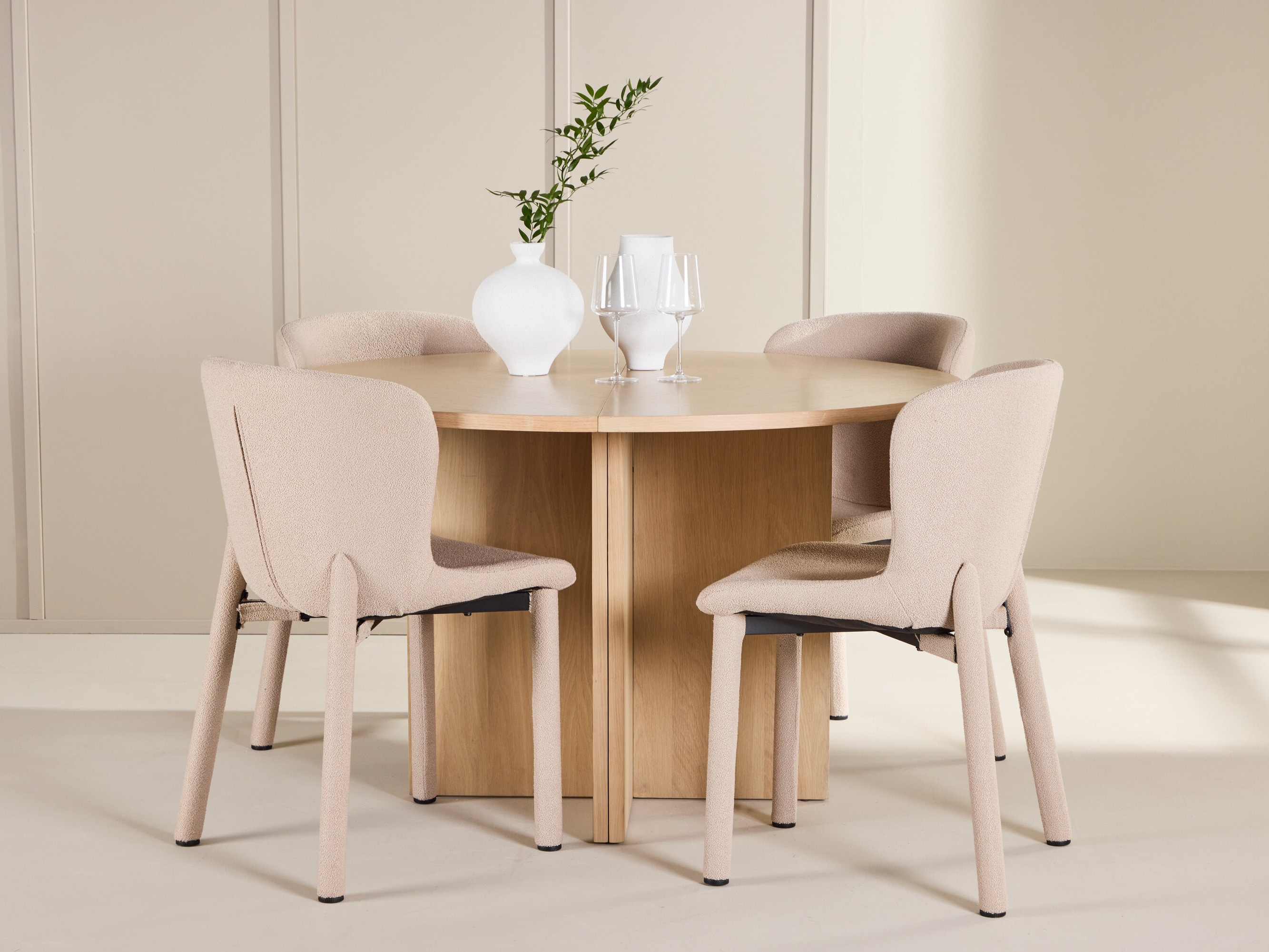 Borðstofusett Dallas 4988 (Eik)