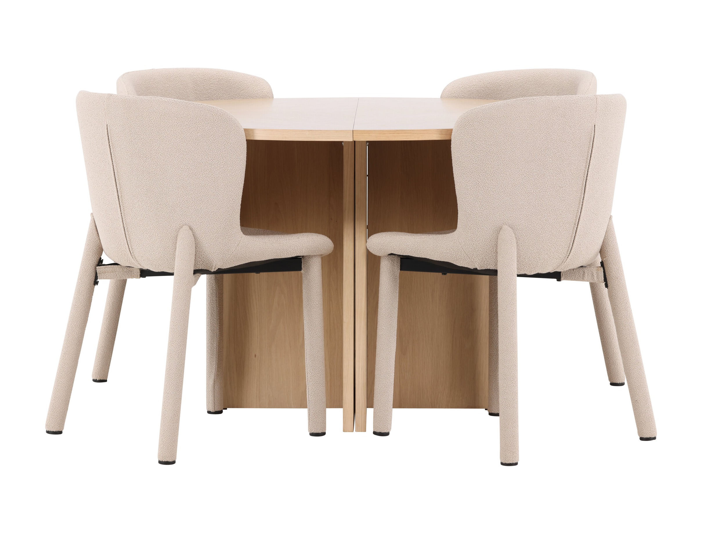 Borðstofusett Dallas 4988 (Eik)