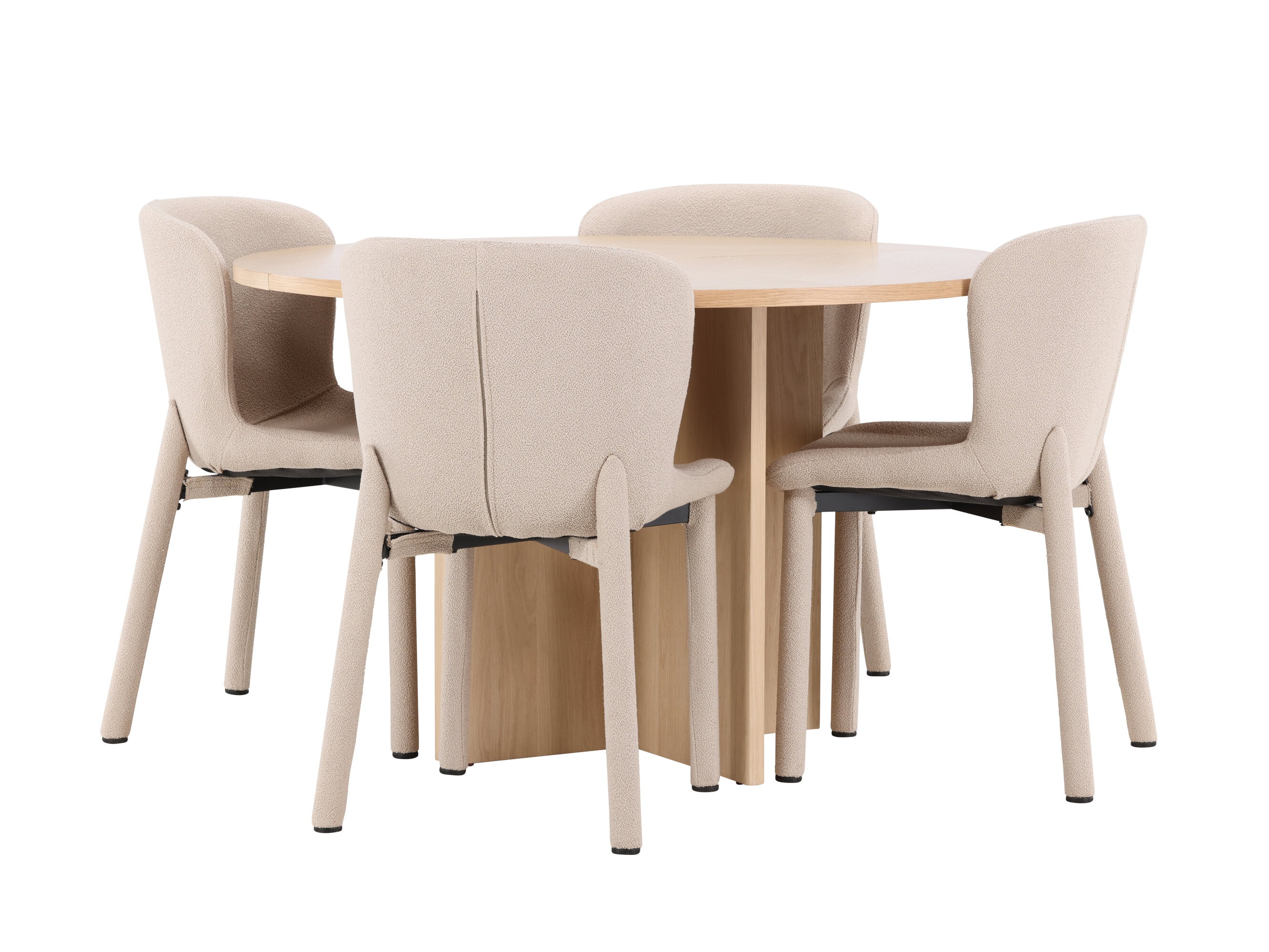 Borðstofusett Dallas 4988 (Eik)