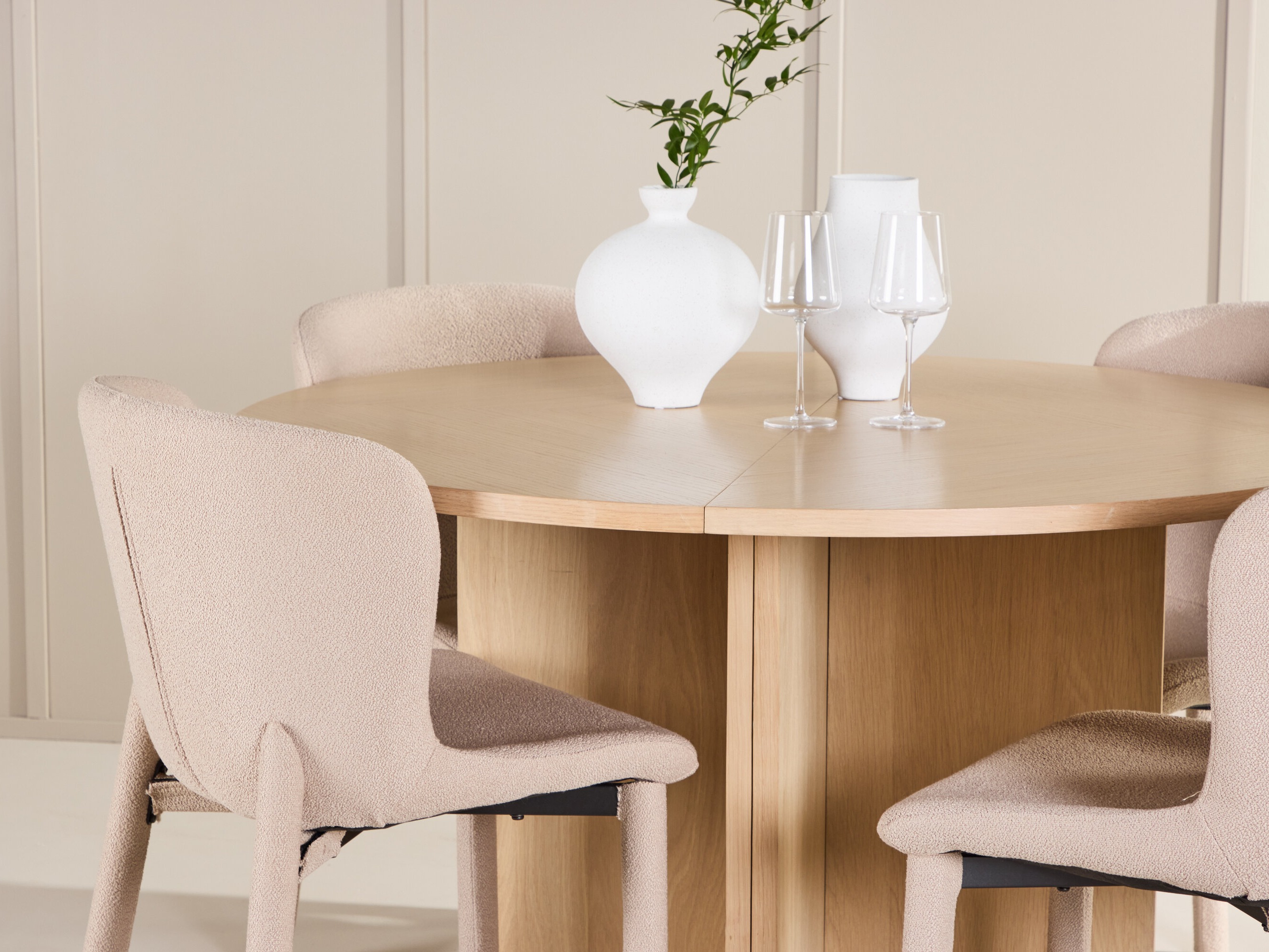 Borðstofusett Dallas 4988 (Eik)