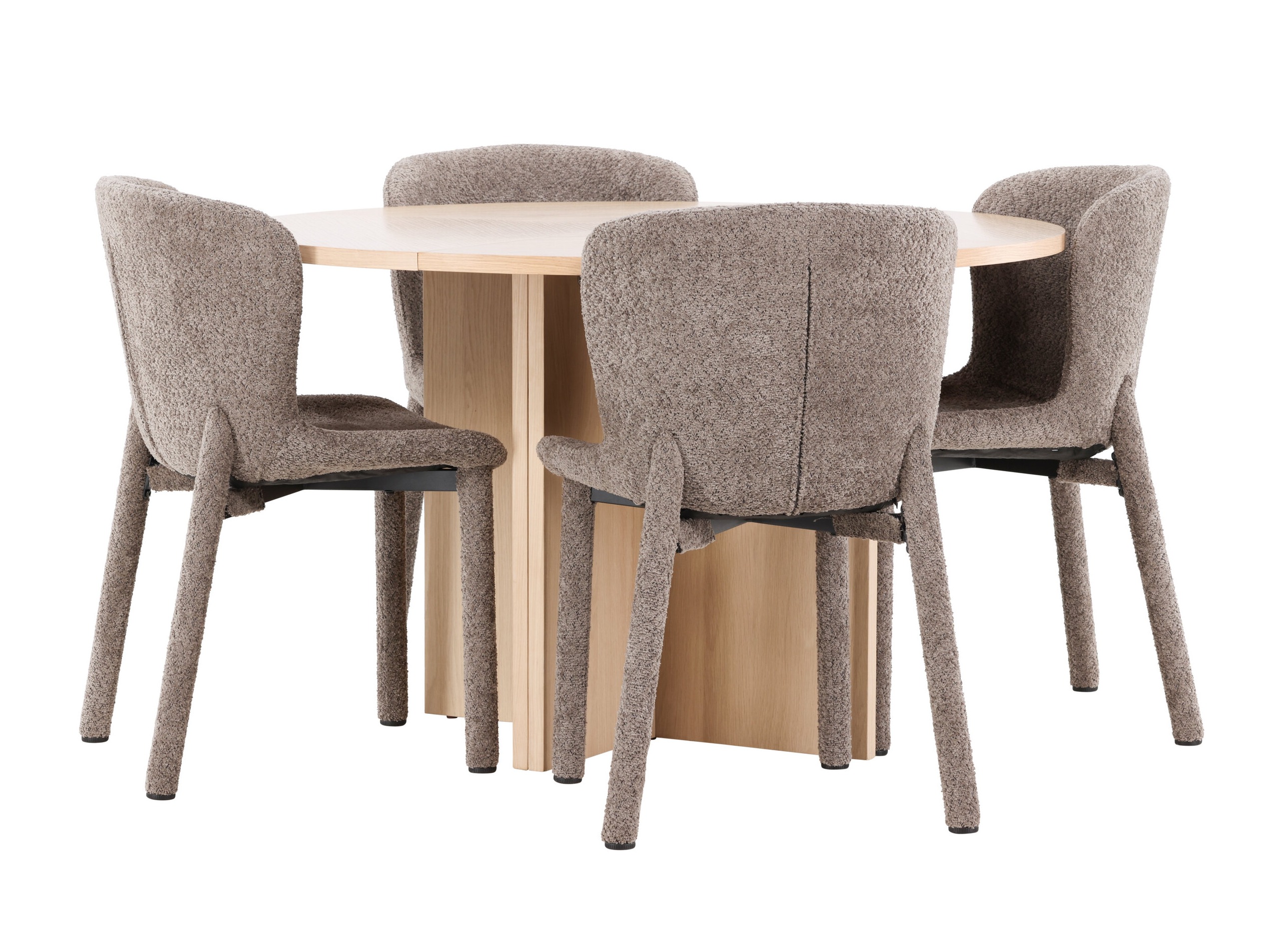 Borðstofusett Dallas 4988 (Eik)