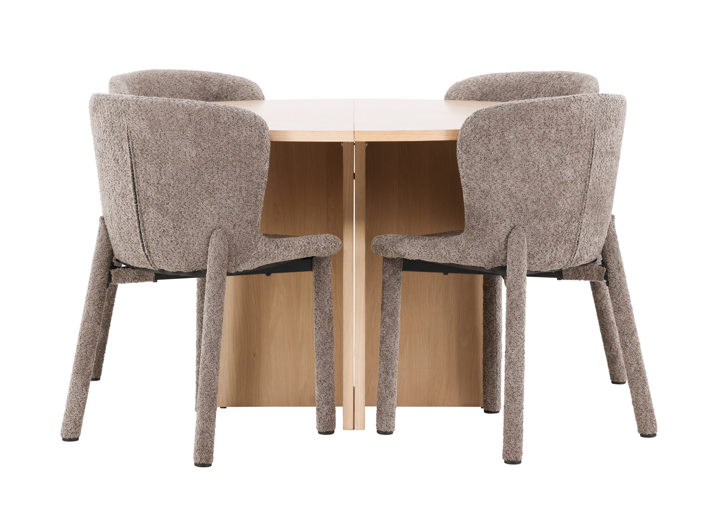 Borðstofusett Dallas 4988 (Eik)