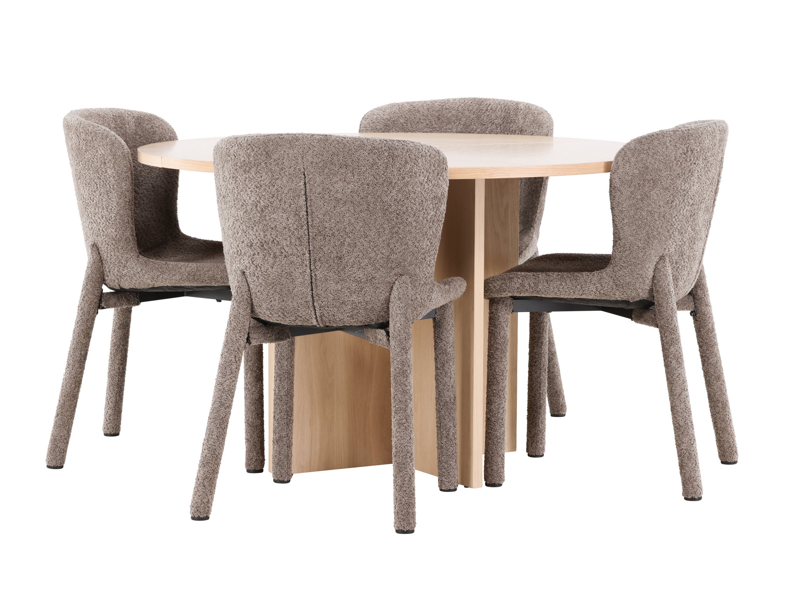 Borðstofusett Dallas 4988 (Eik)