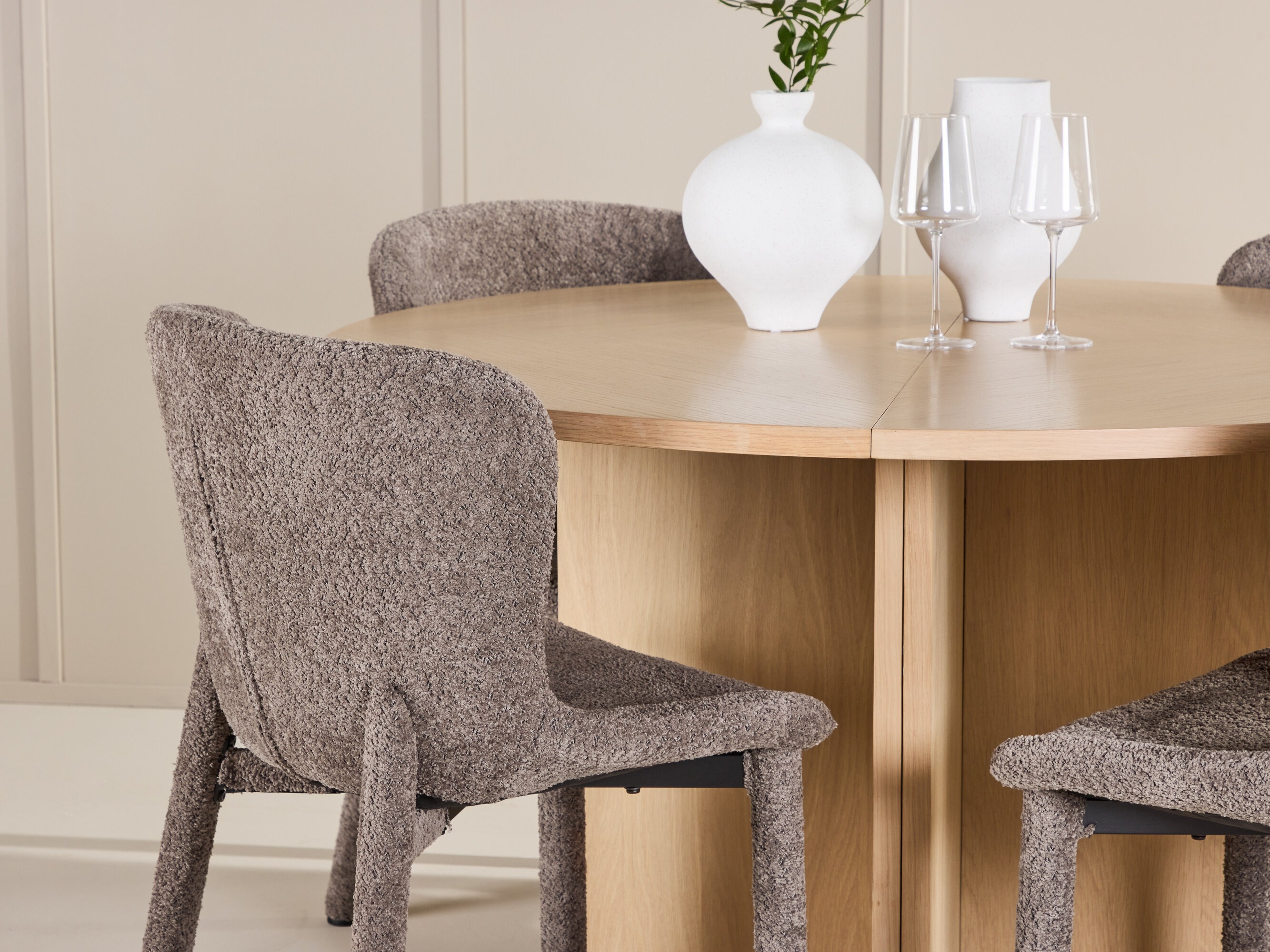 Borðstofusett Dallas 4988 (Eik)