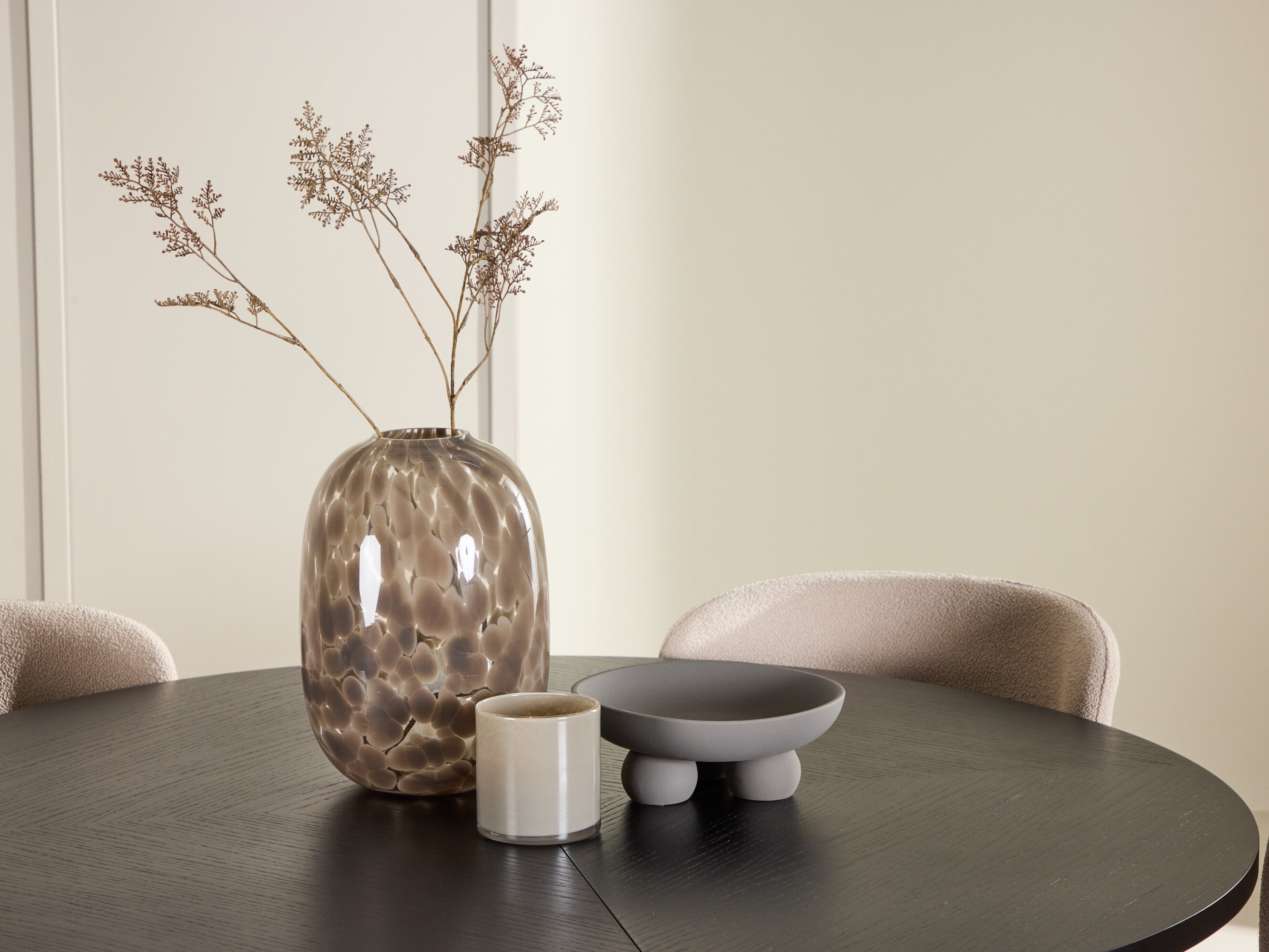 Borðstofusett Dallas 4988 (Svartur)