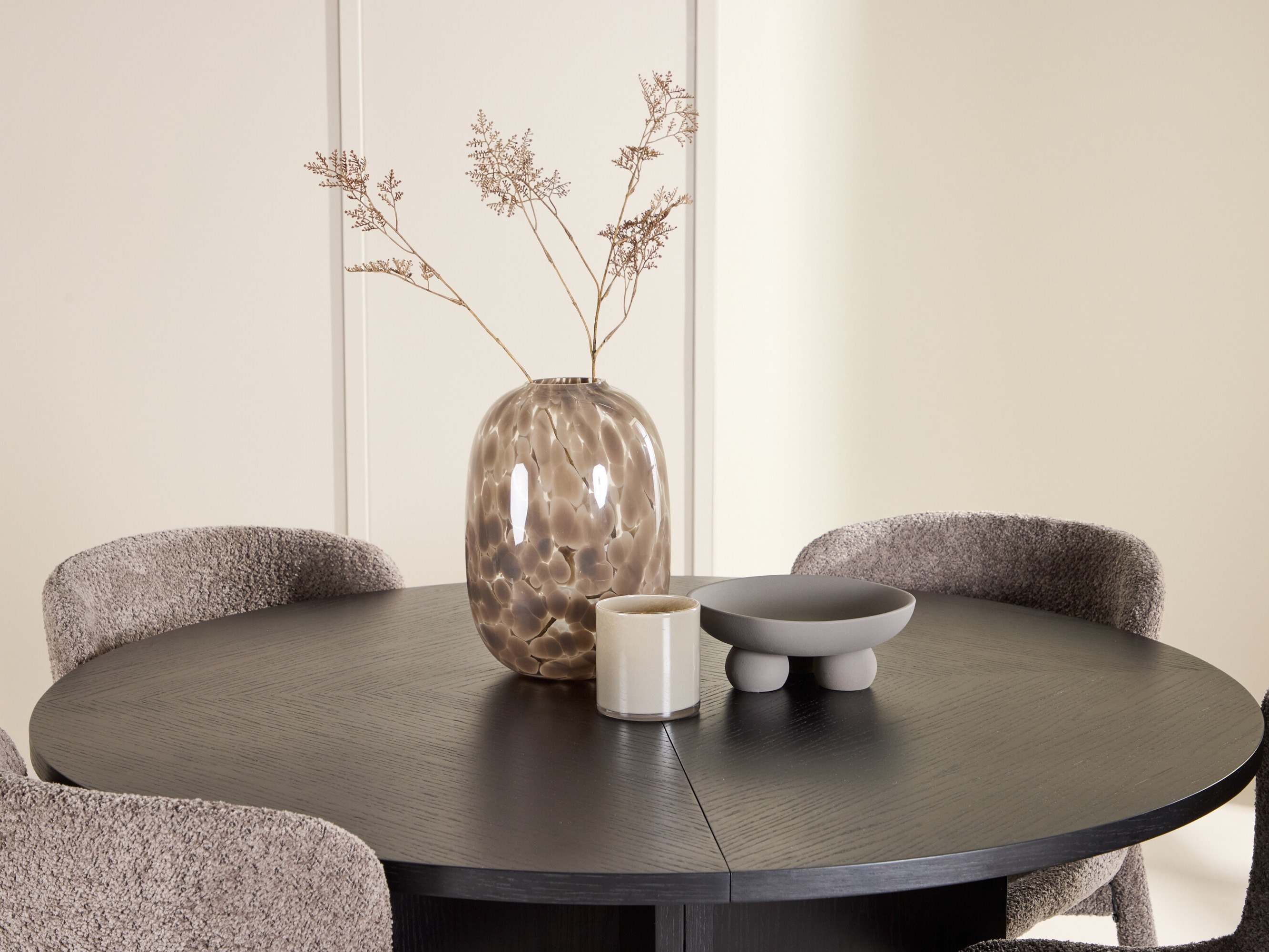 Borðstofusett Dallas 4988 (Svartur)