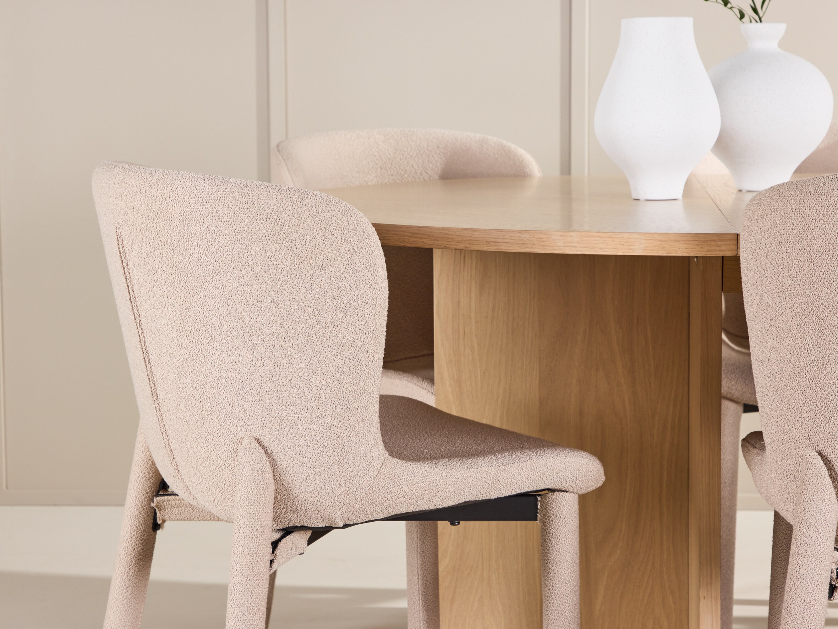 Borðstofusett Dallas 4989 (Eik)