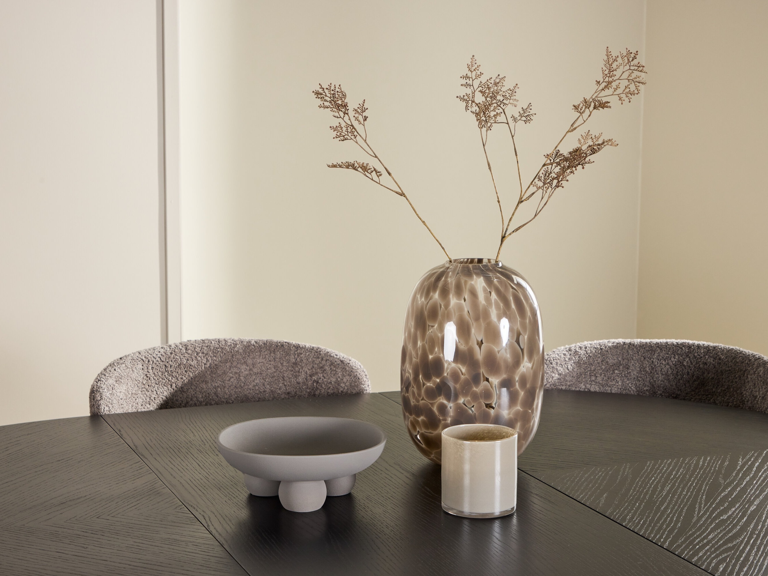 Borðstofusett Dallas 4989 (Svartur)