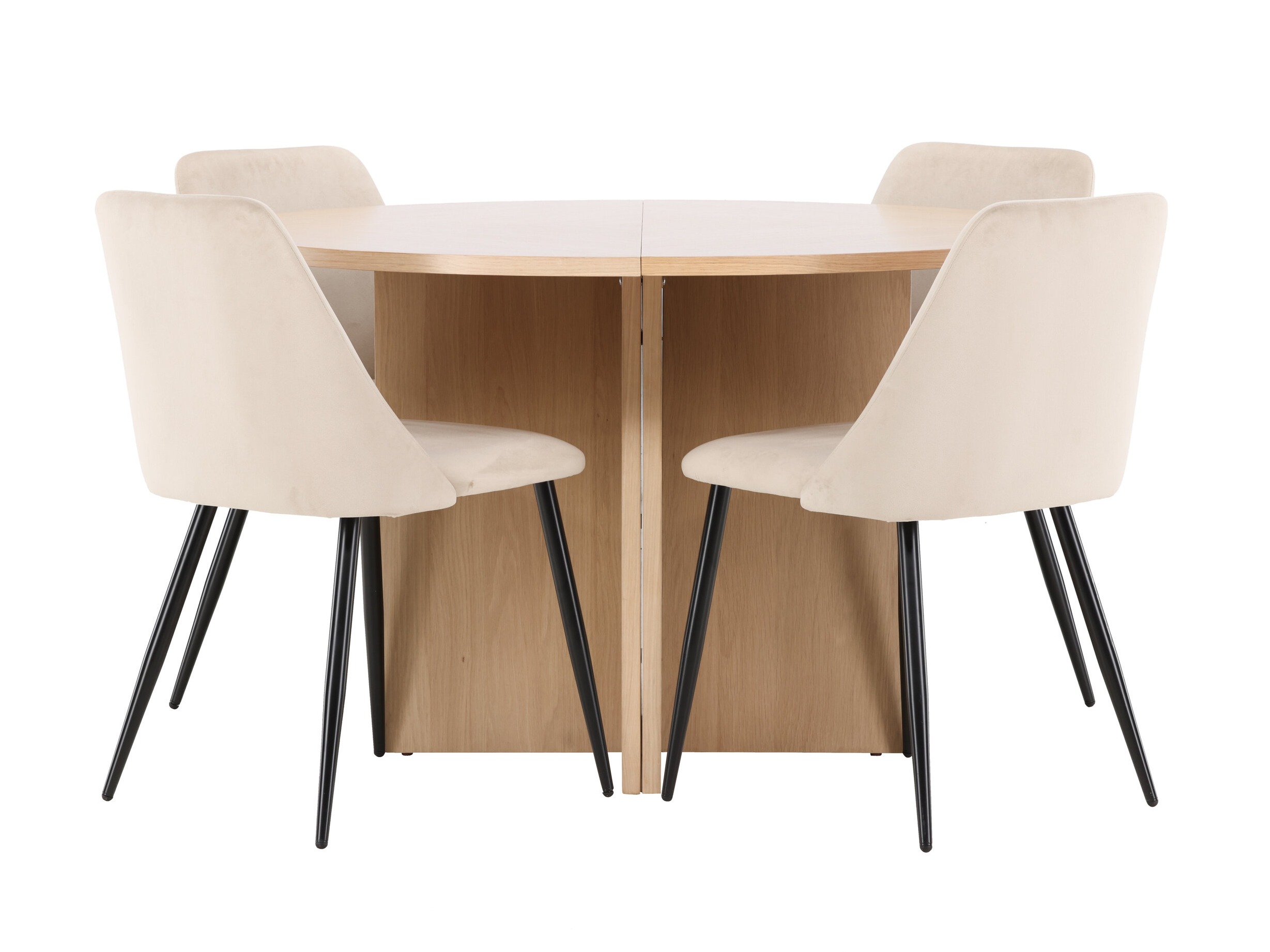 Borðstofusett Dallas 4991 (Eik)