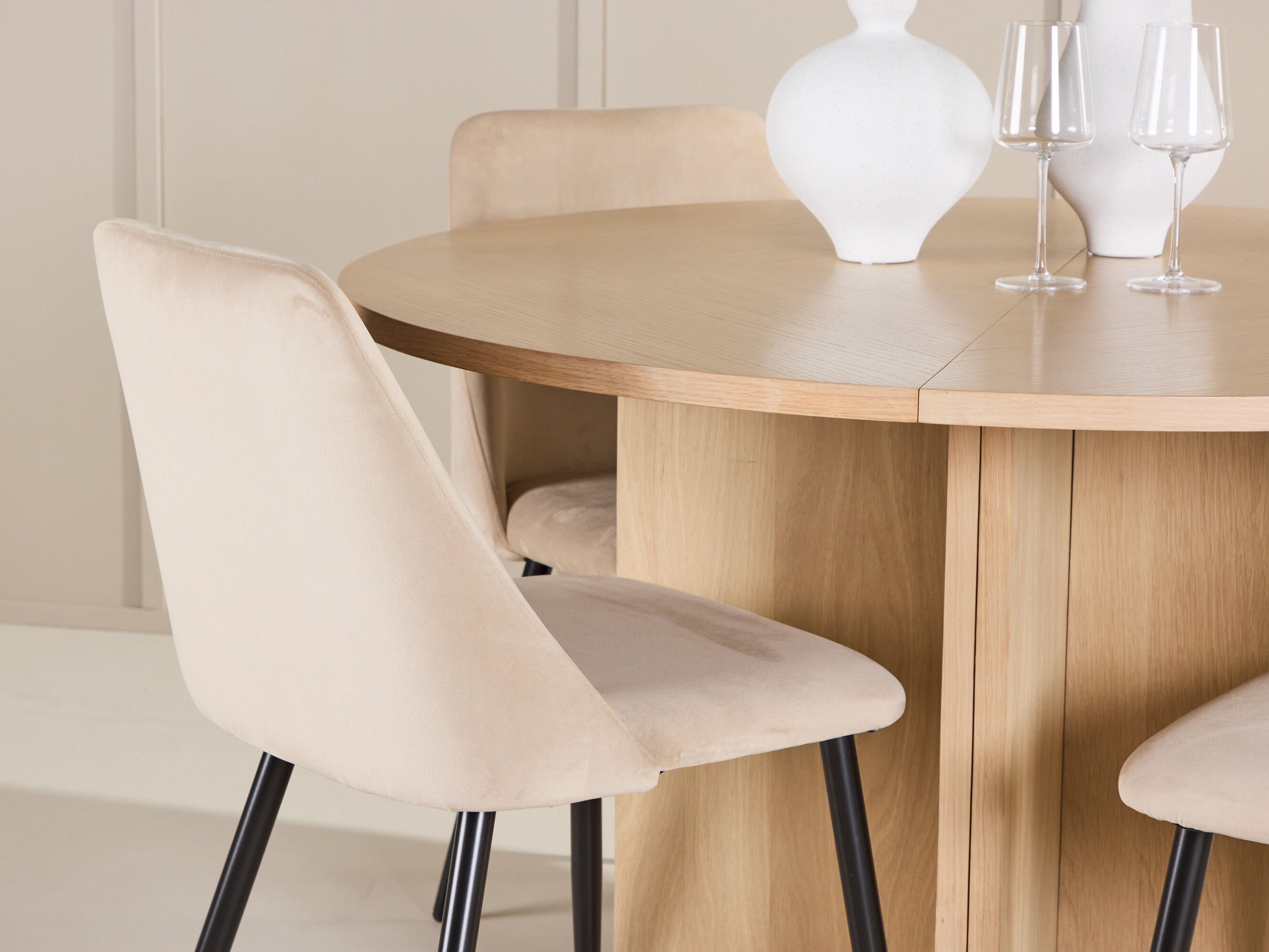 Borðstofusett Dallas 4991 (Eik)
