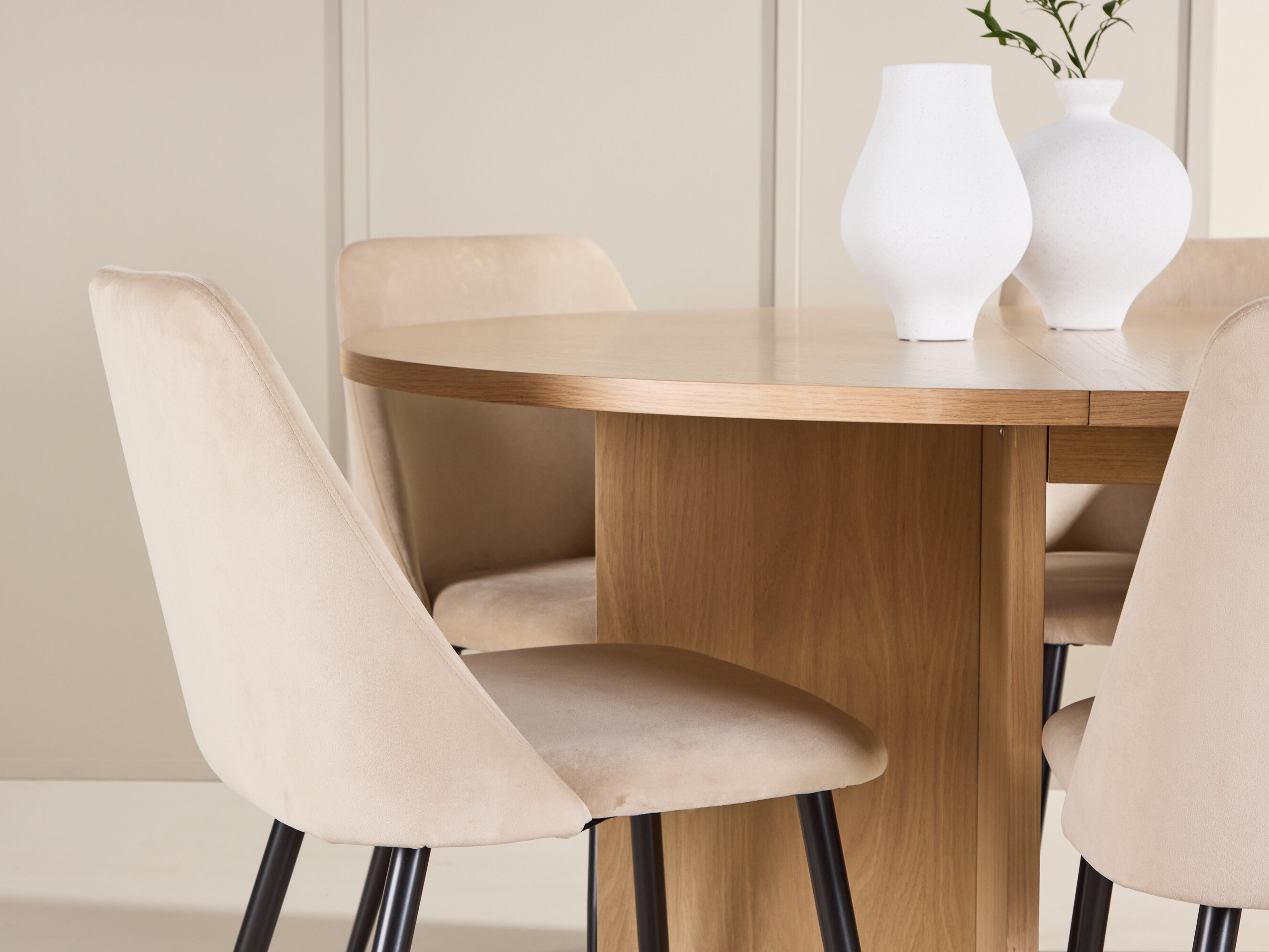 Borðstofusett Dallas 4992 (Eik)