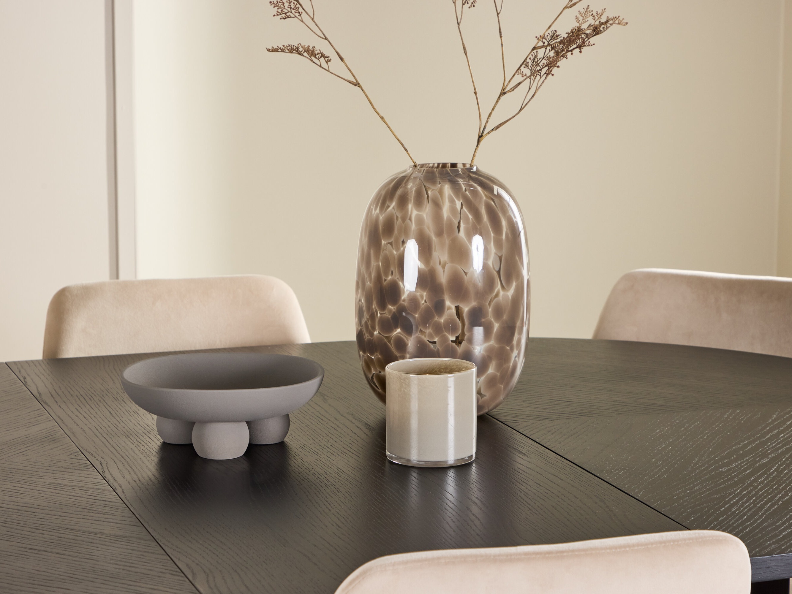 Borðstofusett Dallas 4992 (Svartur)
