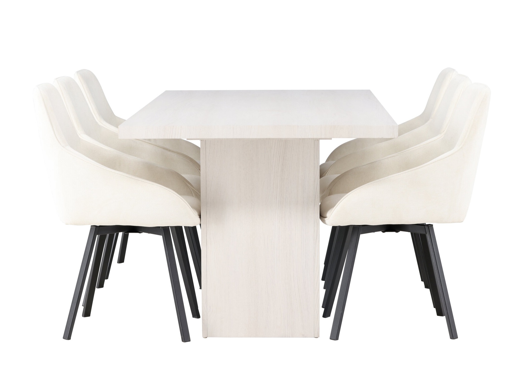 Borðstofusett Dallas 4996 (Beige)