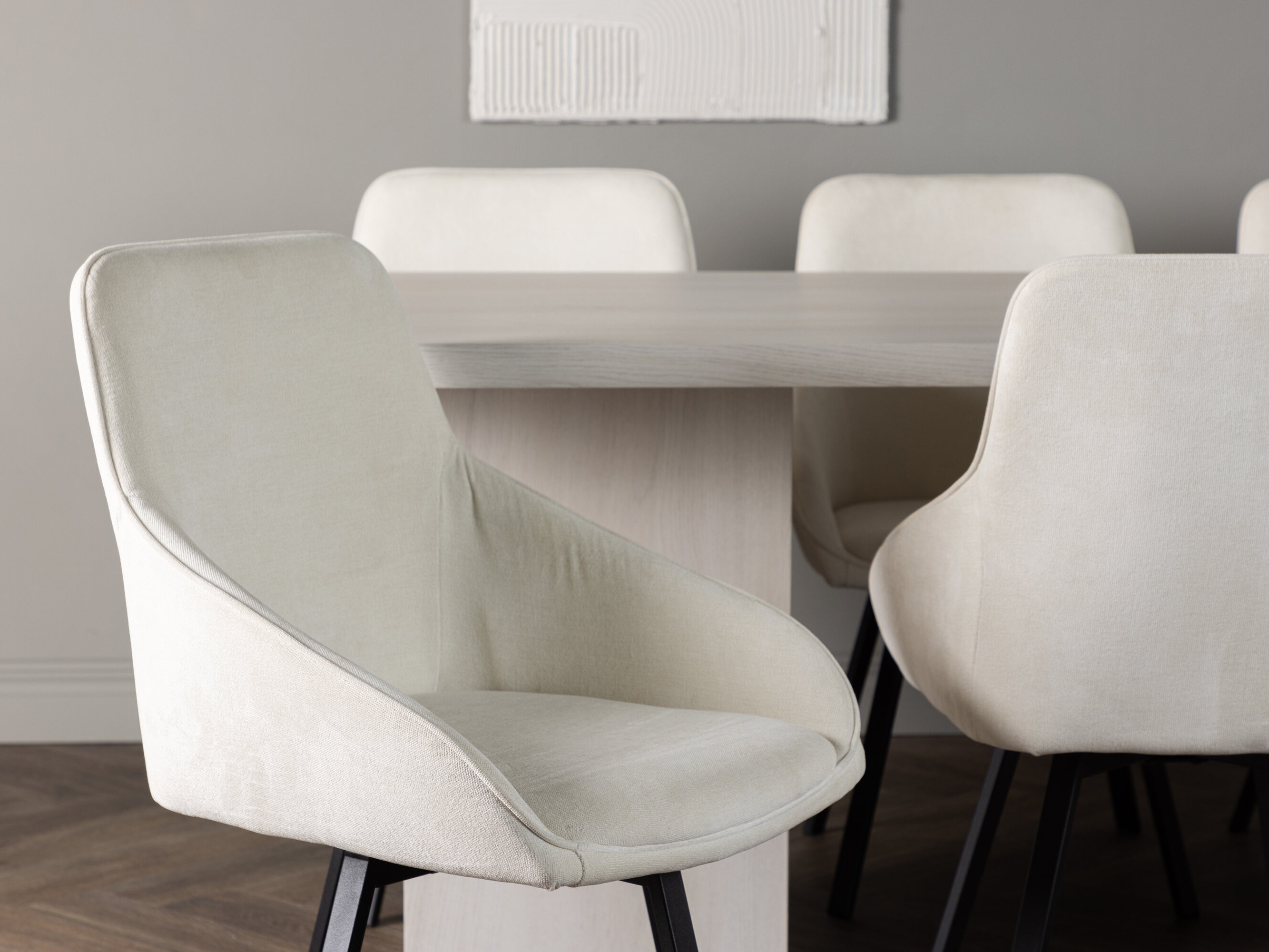 Borðstofusett Dallas 4996 (Beige)