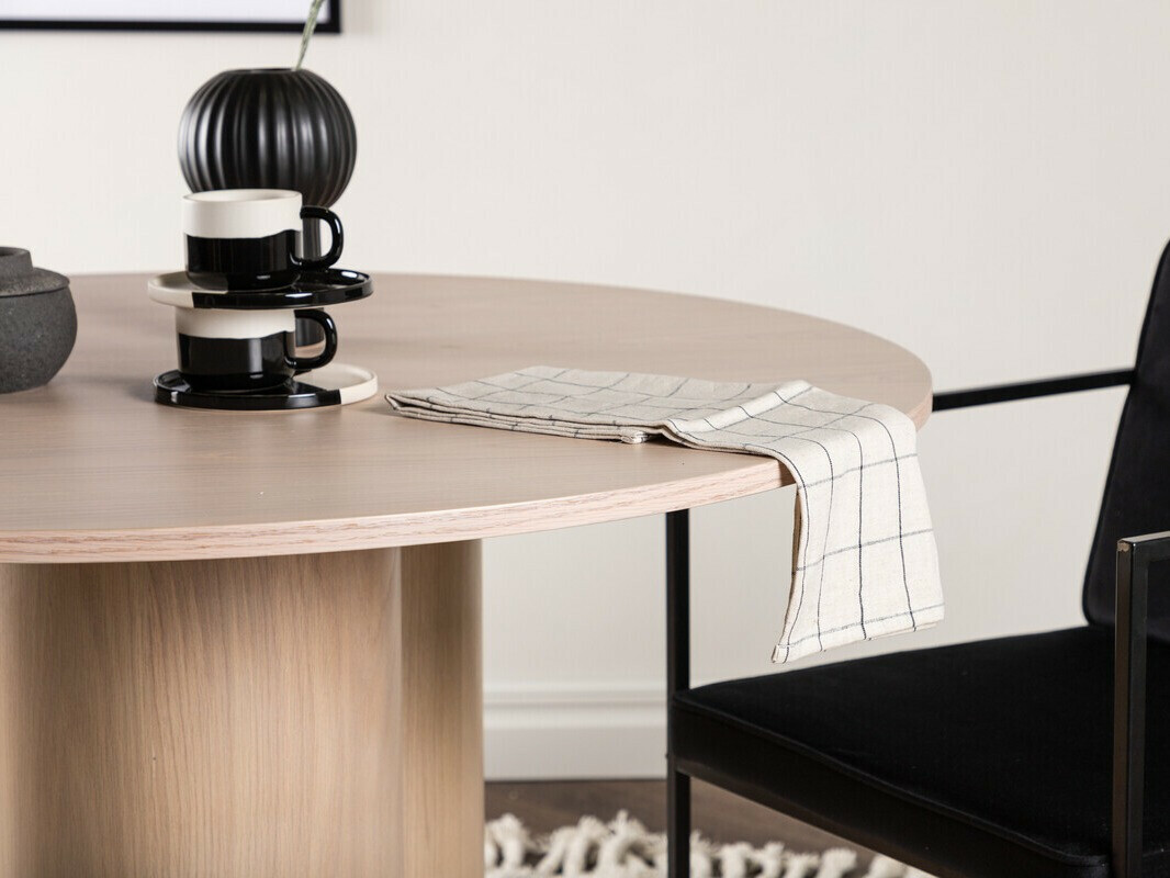 Borðstofusett Dallas 5008 (Ljós viður)