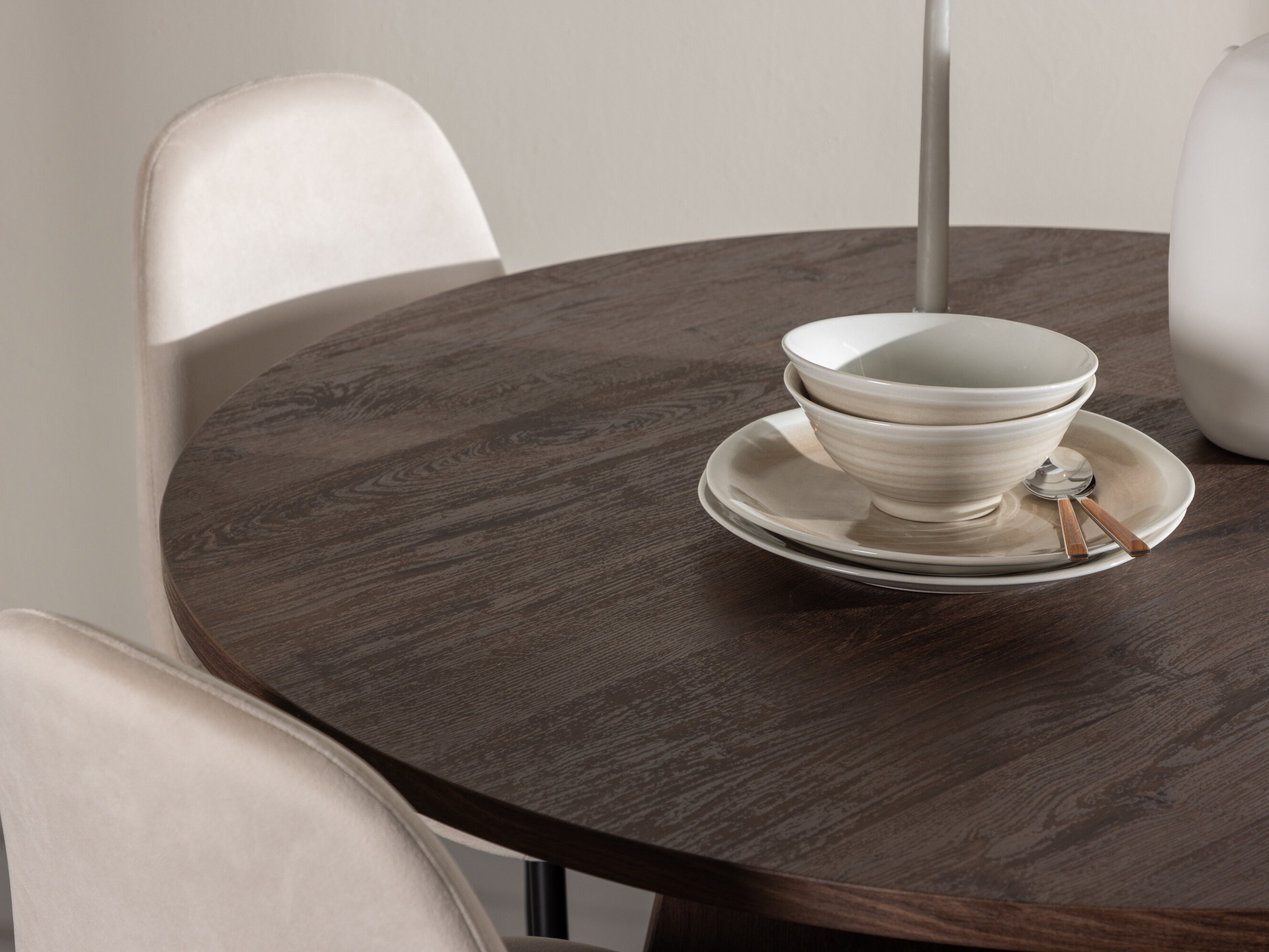 Borðstofusett Dallas 5009 (Beige)