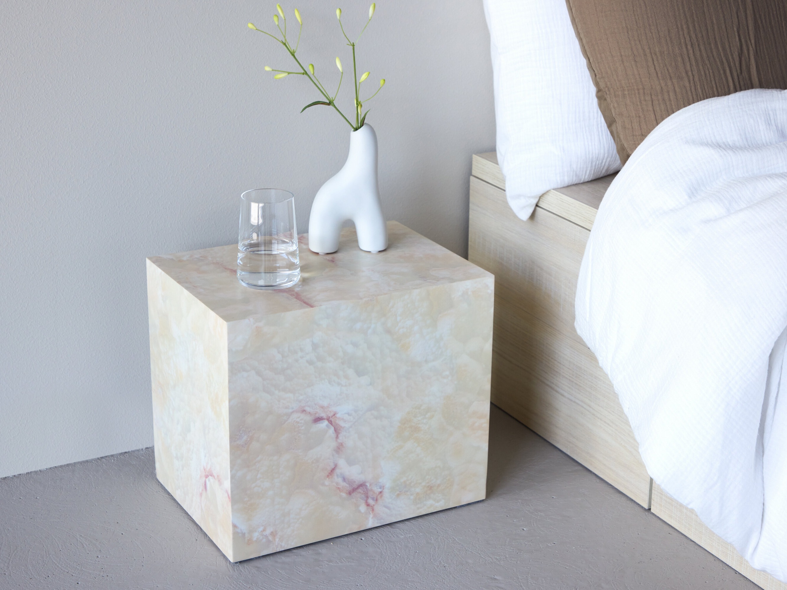 Hliðarborð Dallas 5005 (Beige)