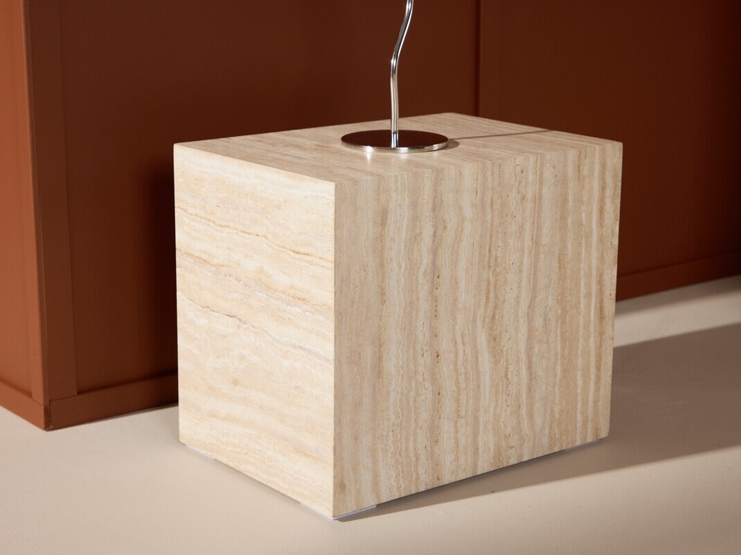 Hliðarborð Dallas 5005 (Ljóst Travertine)