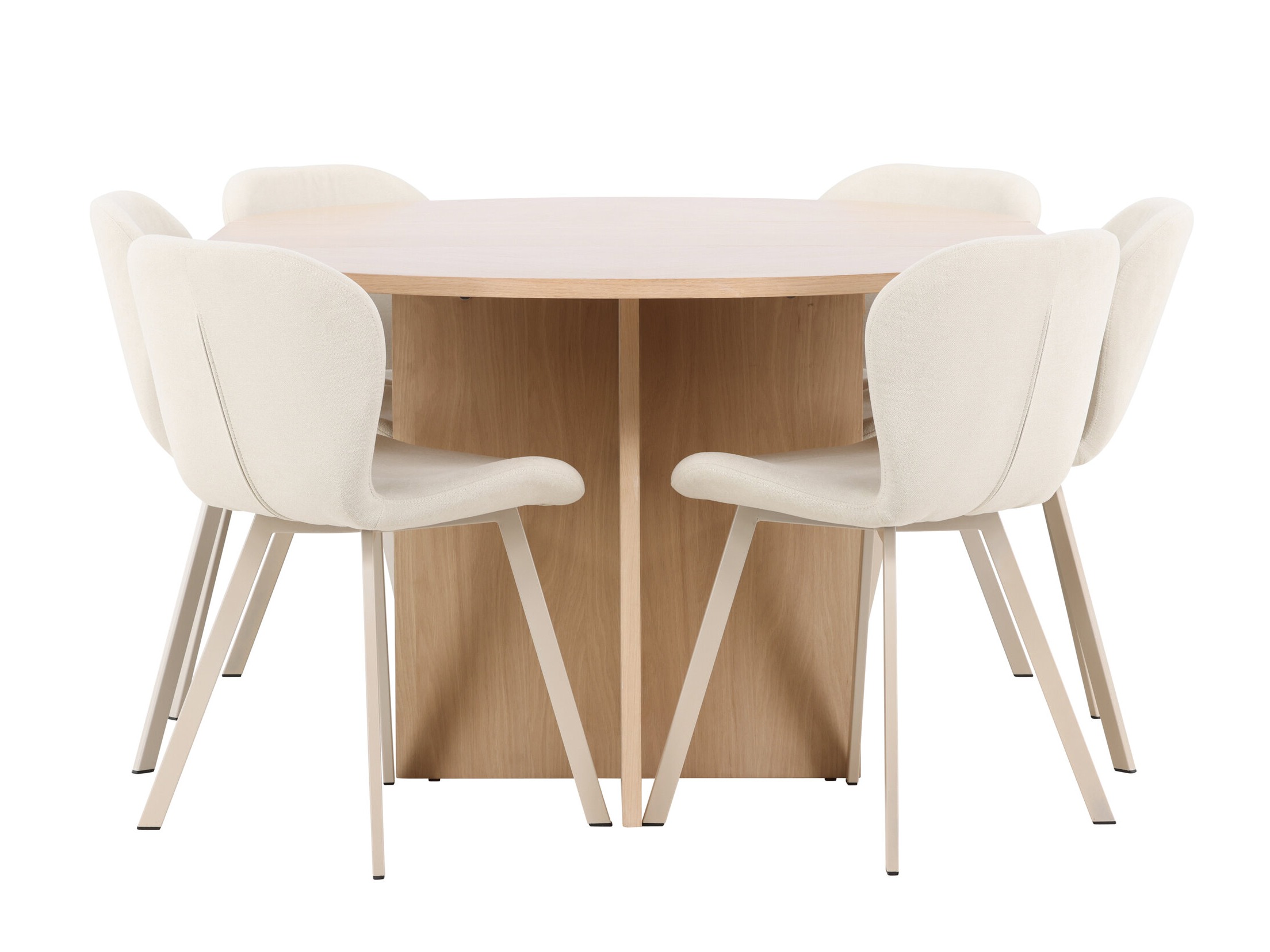 Borðstofusett Dallas 5010 (Eik)