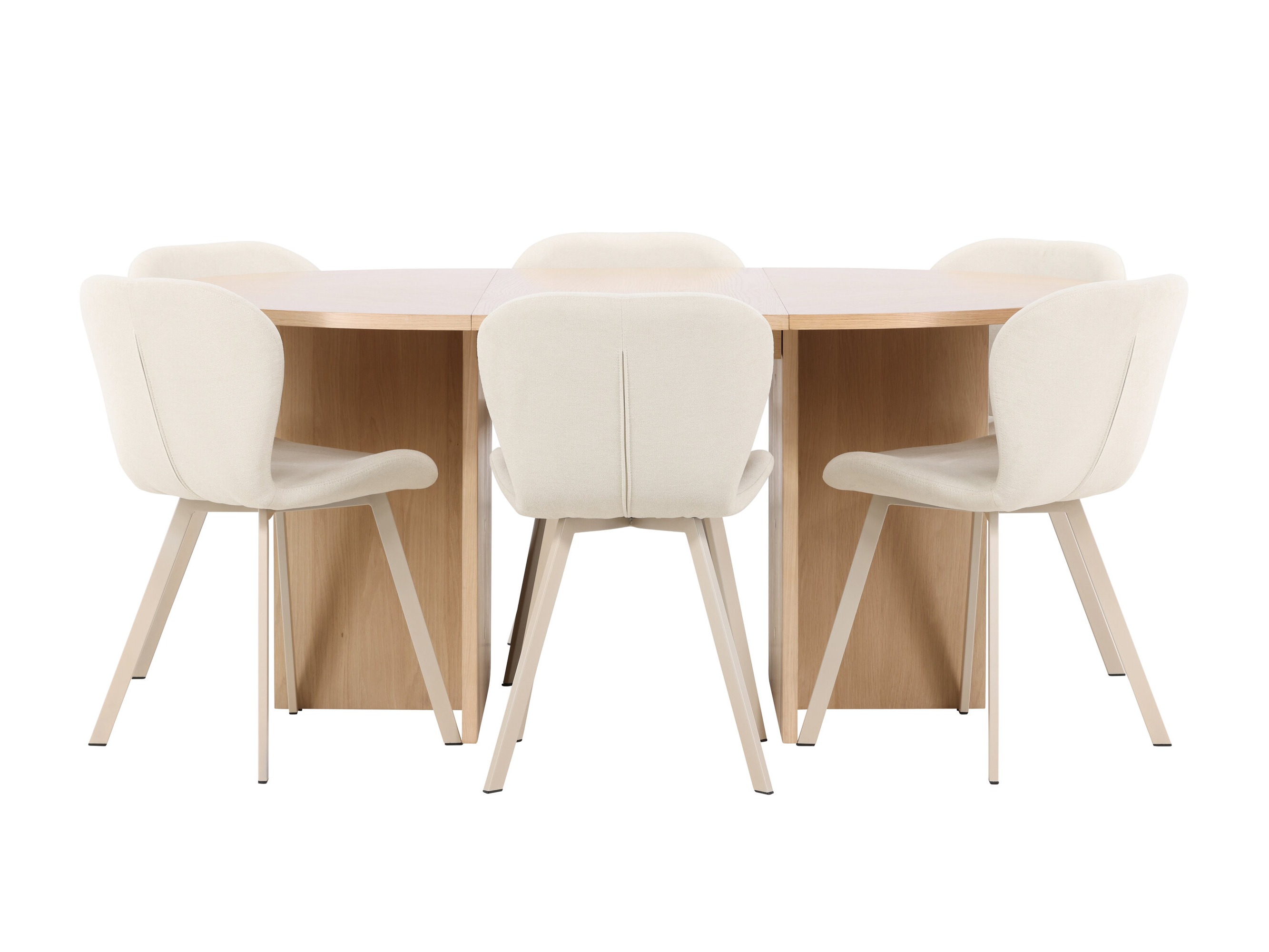Borðstofusett Dallas 5010 (Eik)