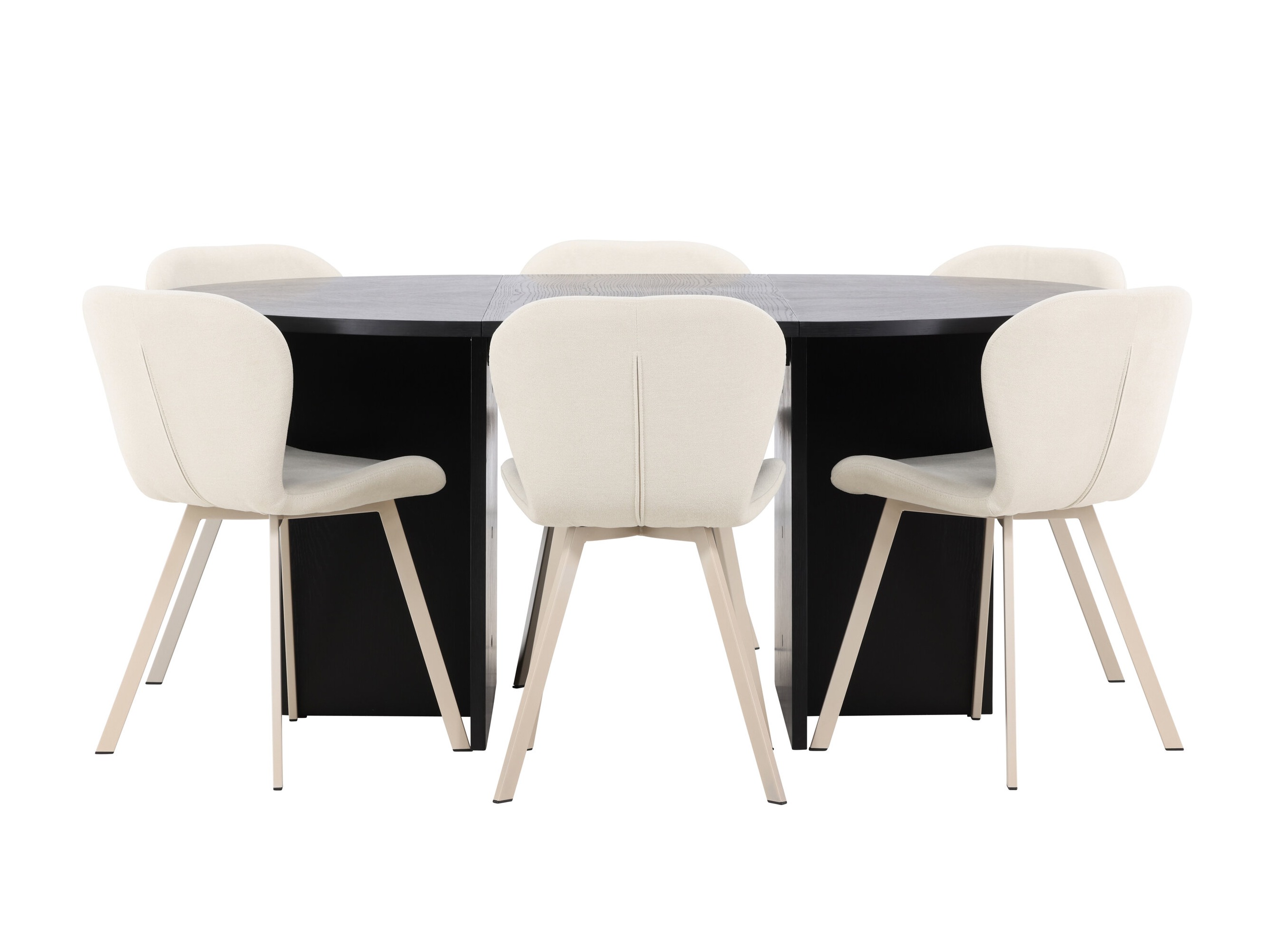 Borðstofusett Dallas 5010 (Svartur)
