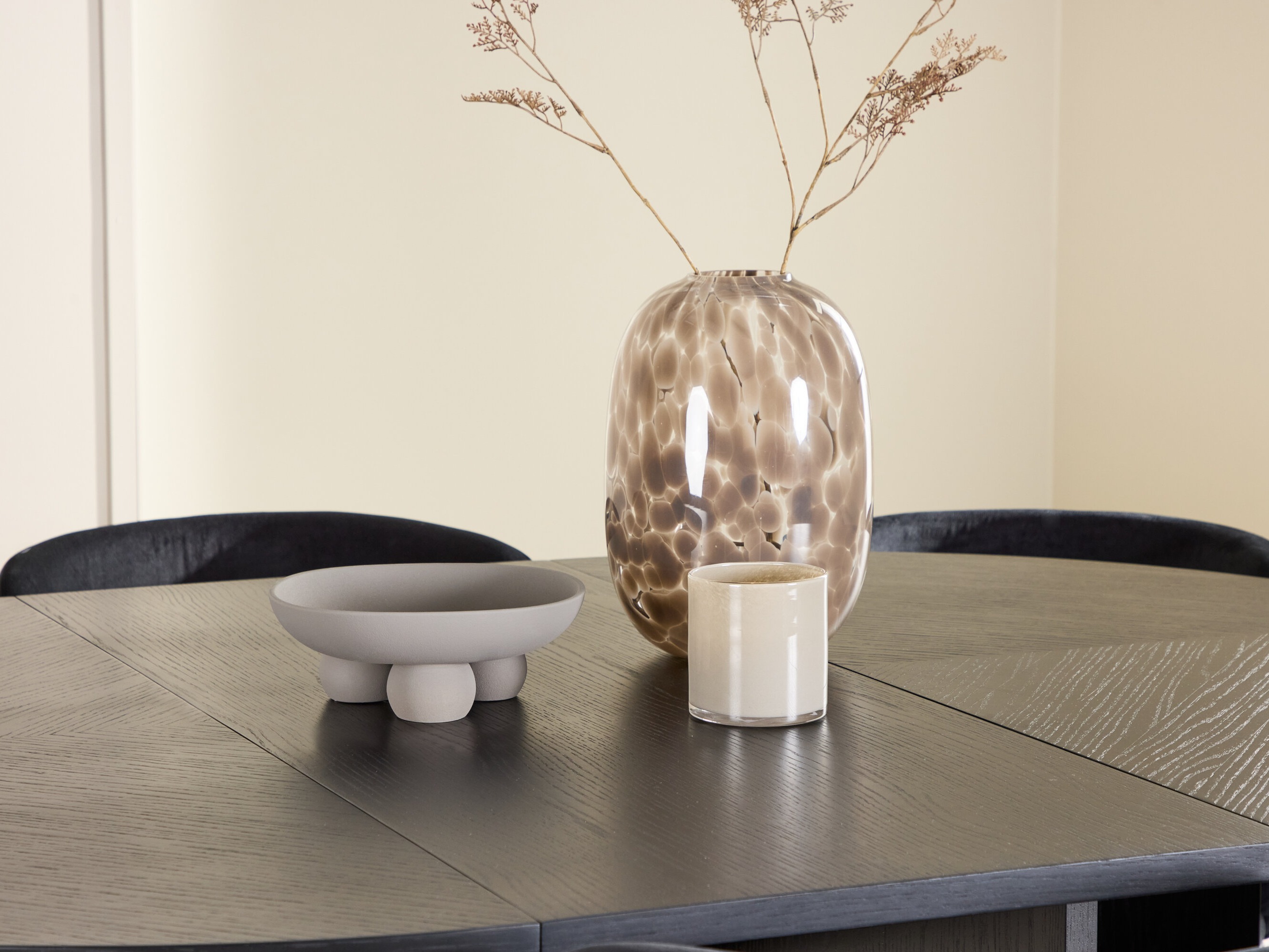 Borðstofusett Dallas 5013 (Svartur)