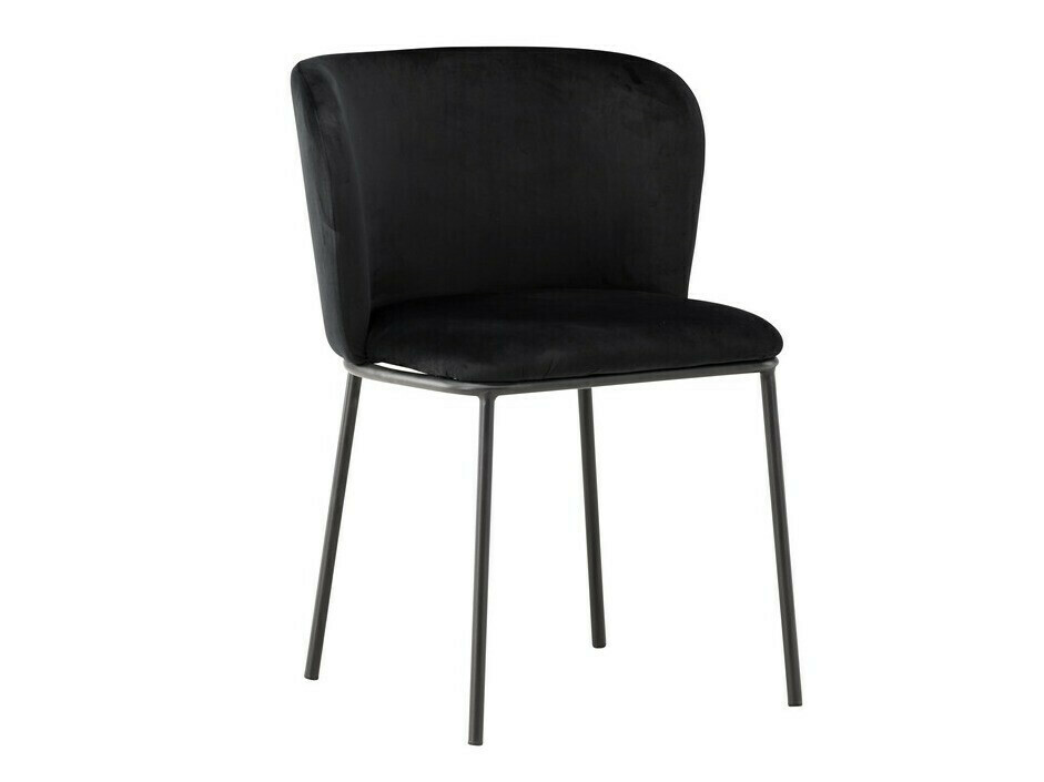 Borðstofusett Dallas 5015 (Ljósbrúnn + Svartur)