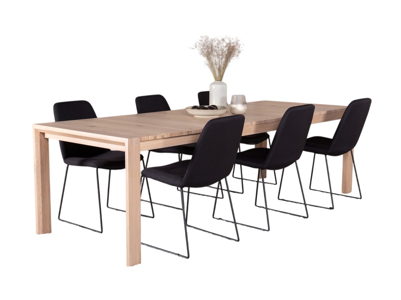 Borðstofusett Dallas 5027 (Eik)