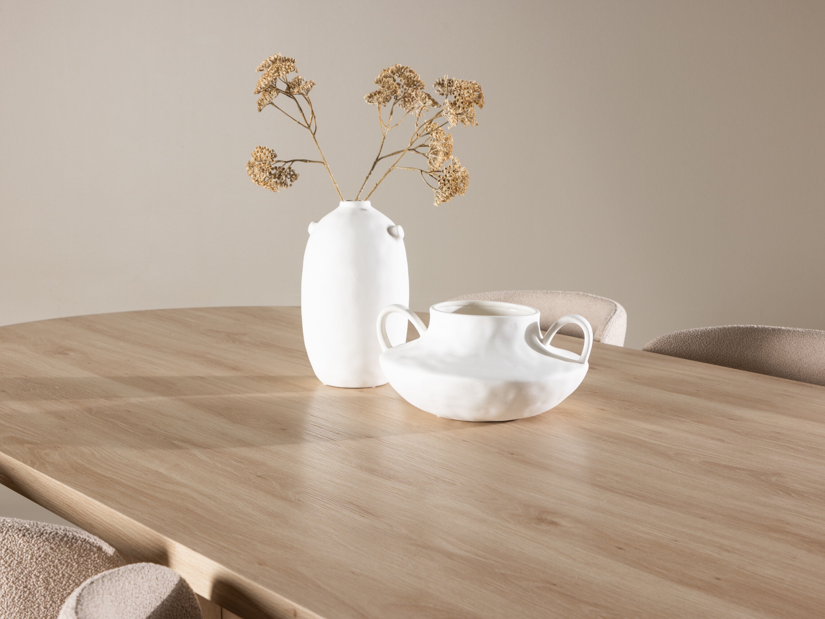 Borðstofusett Dallas 4990 (Beige)