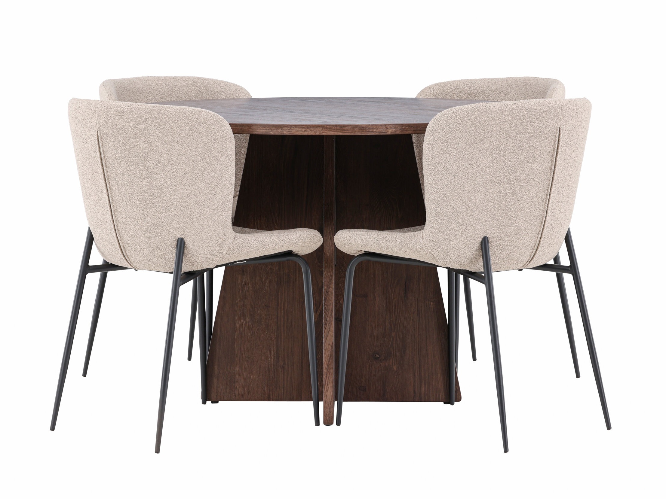 Borðstofusett Dallas 5051 (Beige)