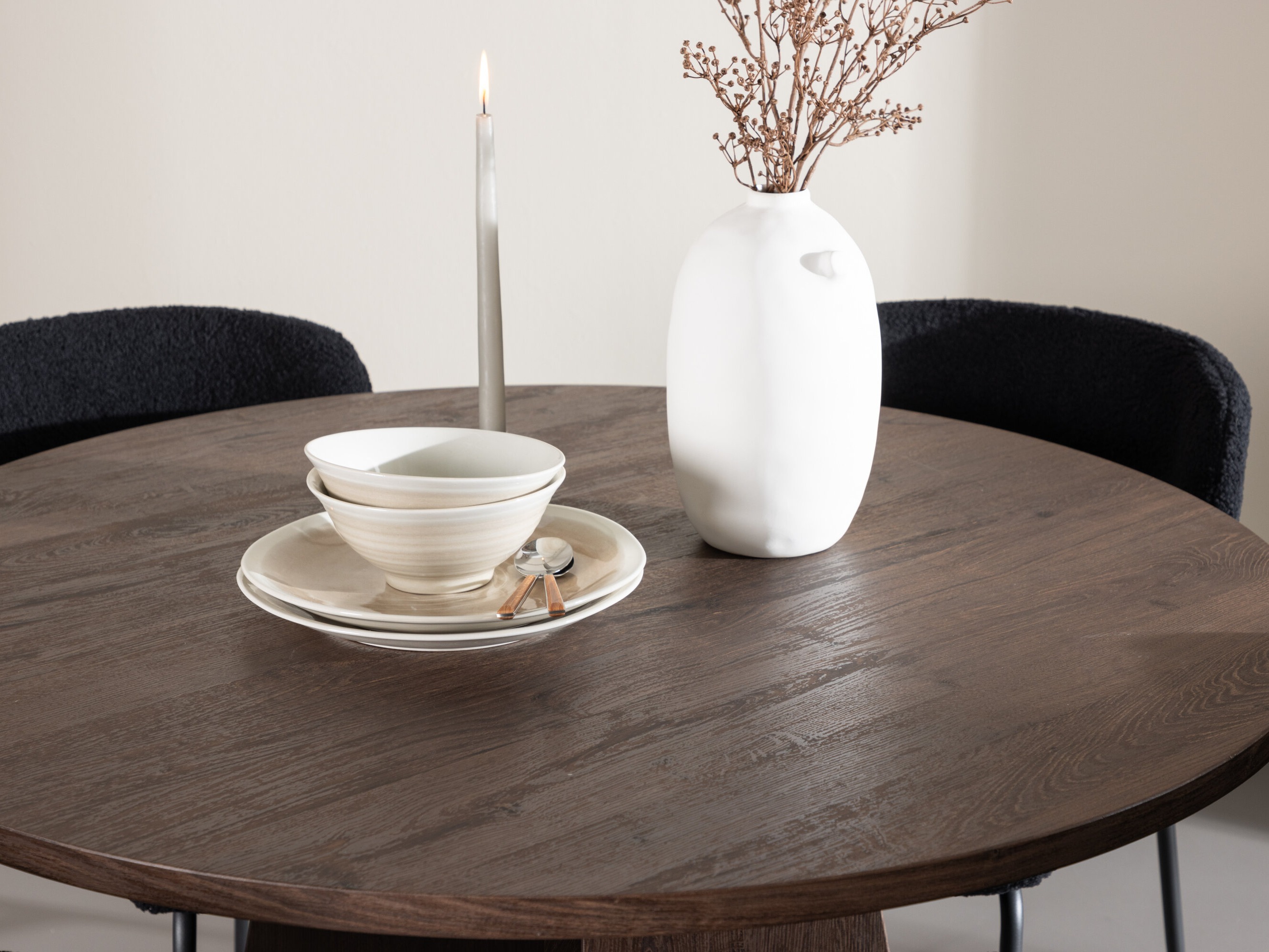 Borðstofusett Dallas 5051 (Svartur)