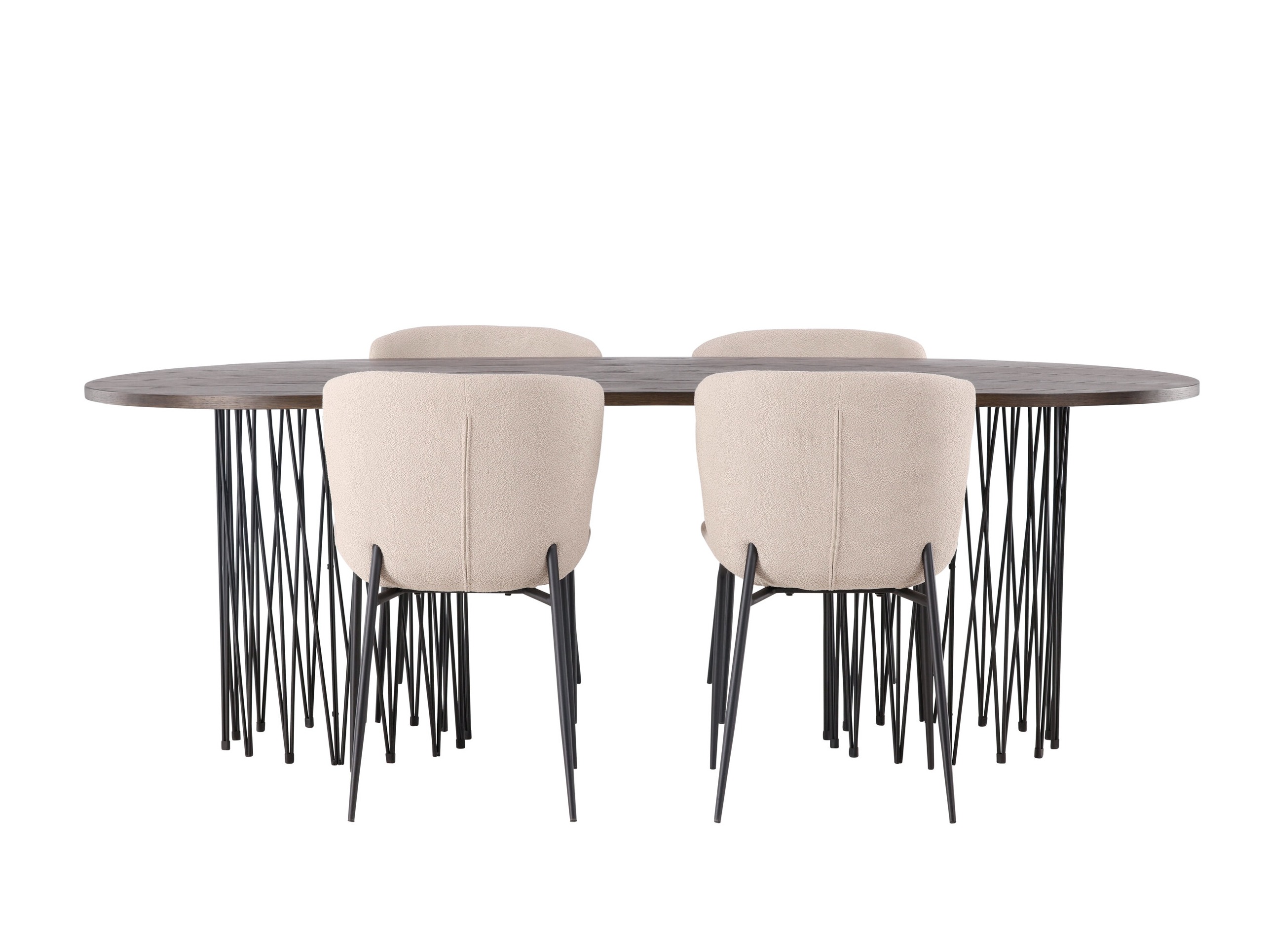 Borðstofusett Dallas 5065 (Beige)