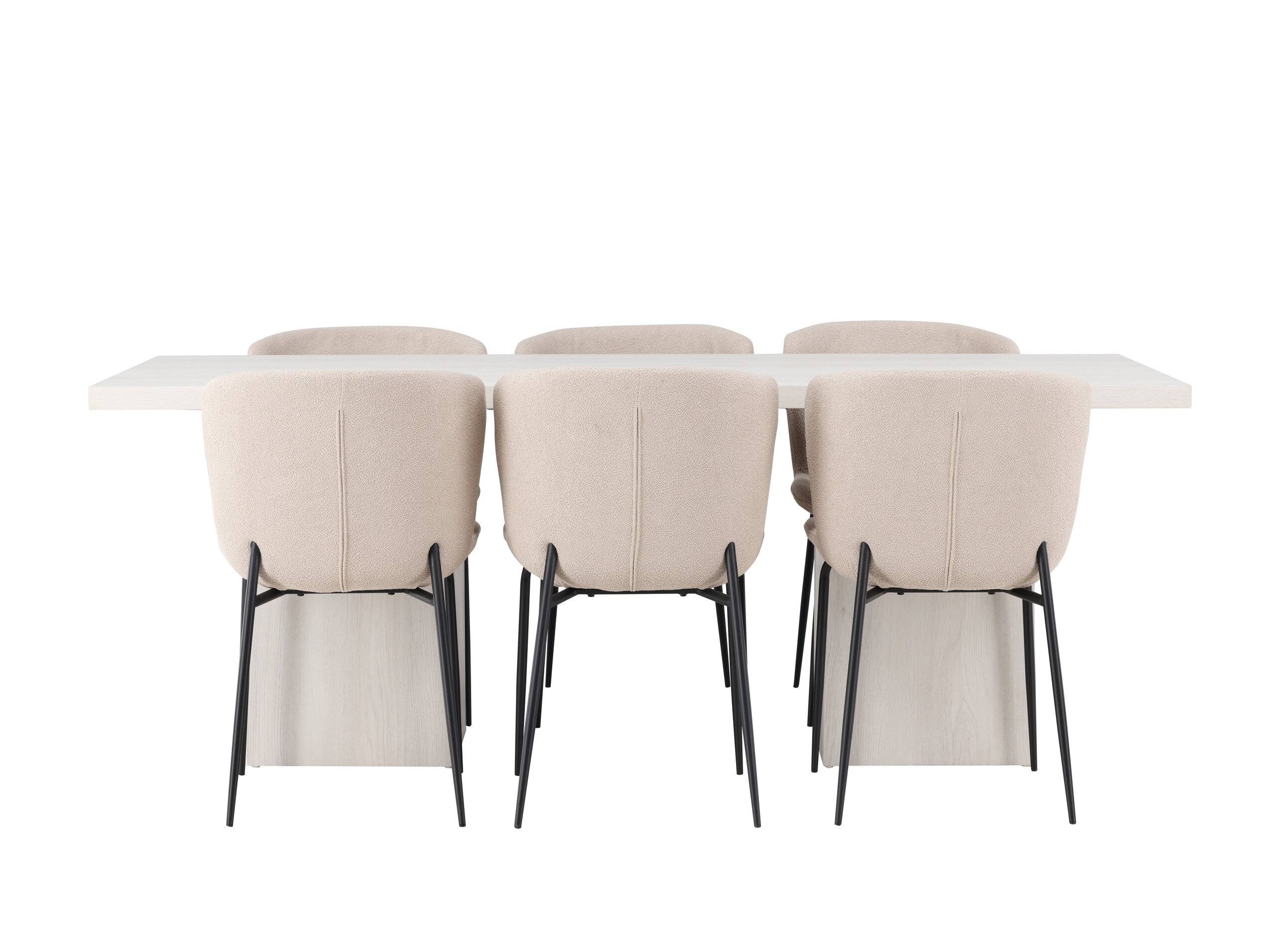 Borðstofusett Dallas 5080 (Beige)